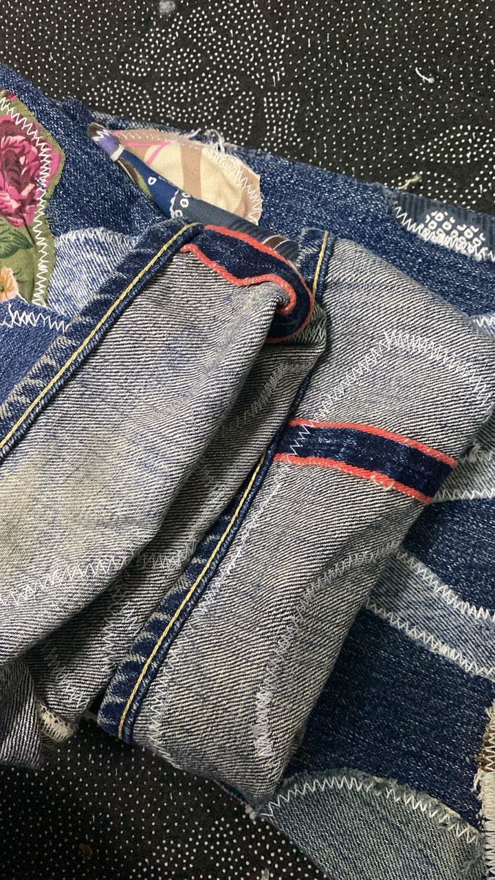 Kapital VINTAGE KAPITAL KIRO HIRATA HIPPIE SELVEGDE DENIM Size US 33 - 14 Thumbnail