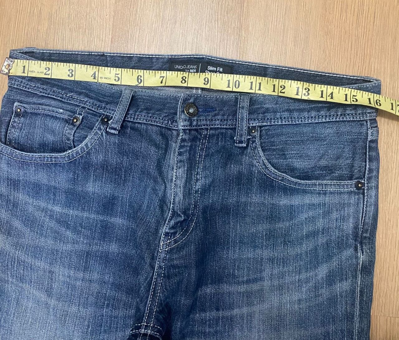 Uniqlo Vintage Uniqlo Jeans Slim Fit Shoe Cut Distressed Denim Size US 32 / EU 48 - 3 Thumbnail
