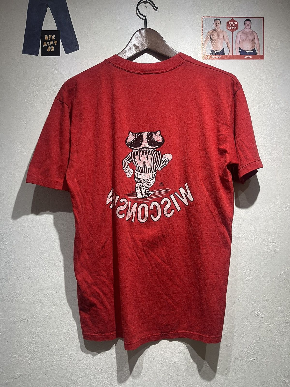 Collegium 1980s Wisconsin College tee Size US L / EU 52-54 / 3 - 2 Thumbnail