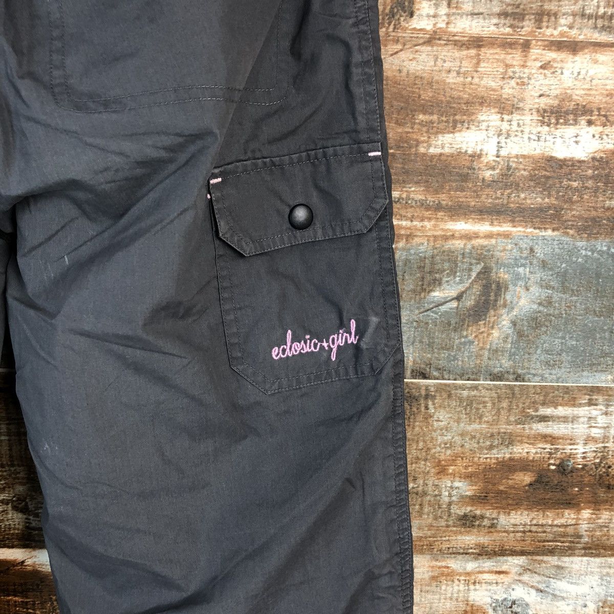 Japanese Brand Eclosion Grey Casual hiking Pants #A2377 Size 26" / US 2 / IT 38 - 19 Thumbnail