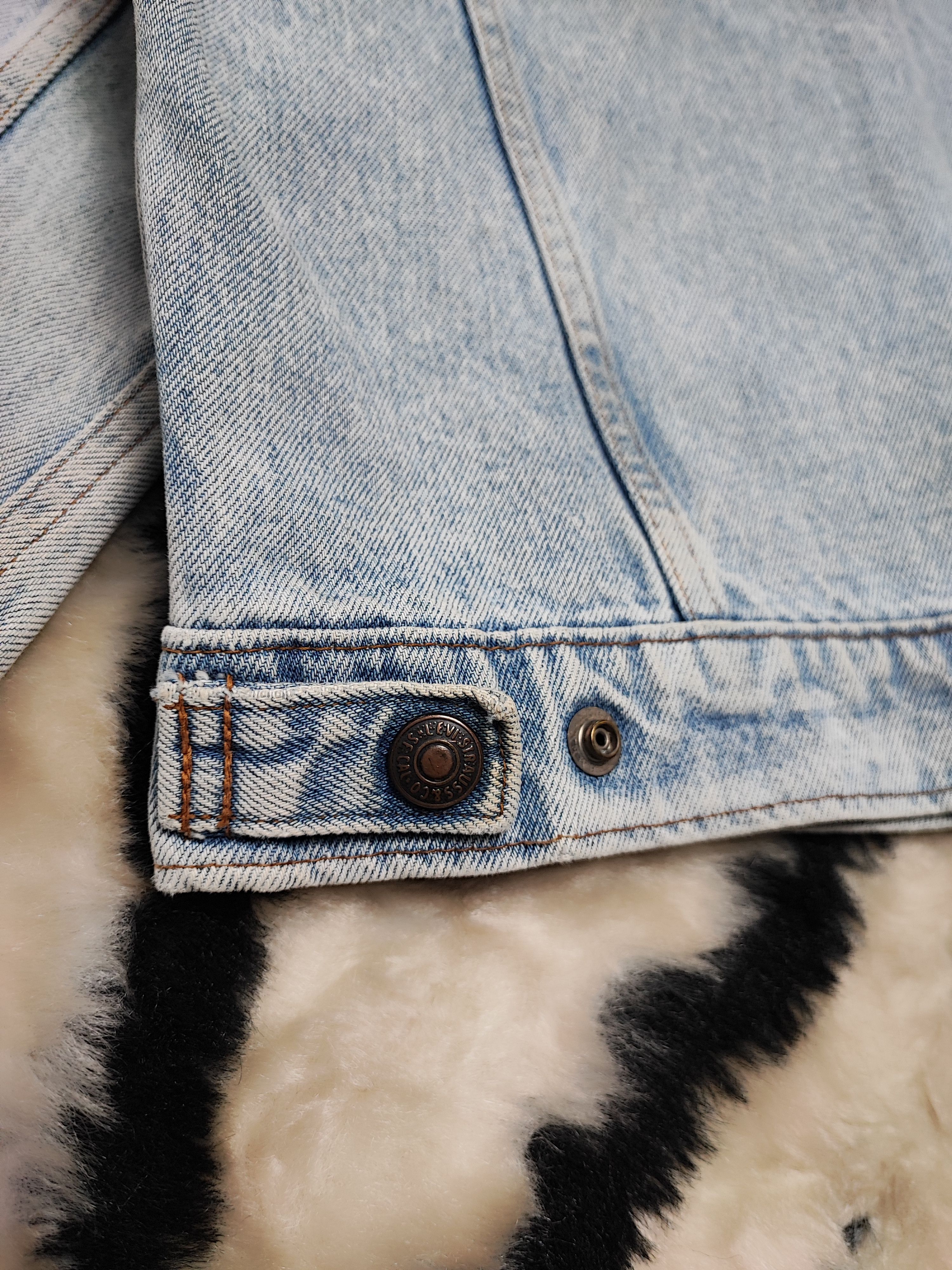 Levi's Vintage LEVIS Denim Jacket 80s Trashed Distressed Grunge Erd Size US XS / EU 42 / 0 - 10 Thumbnail