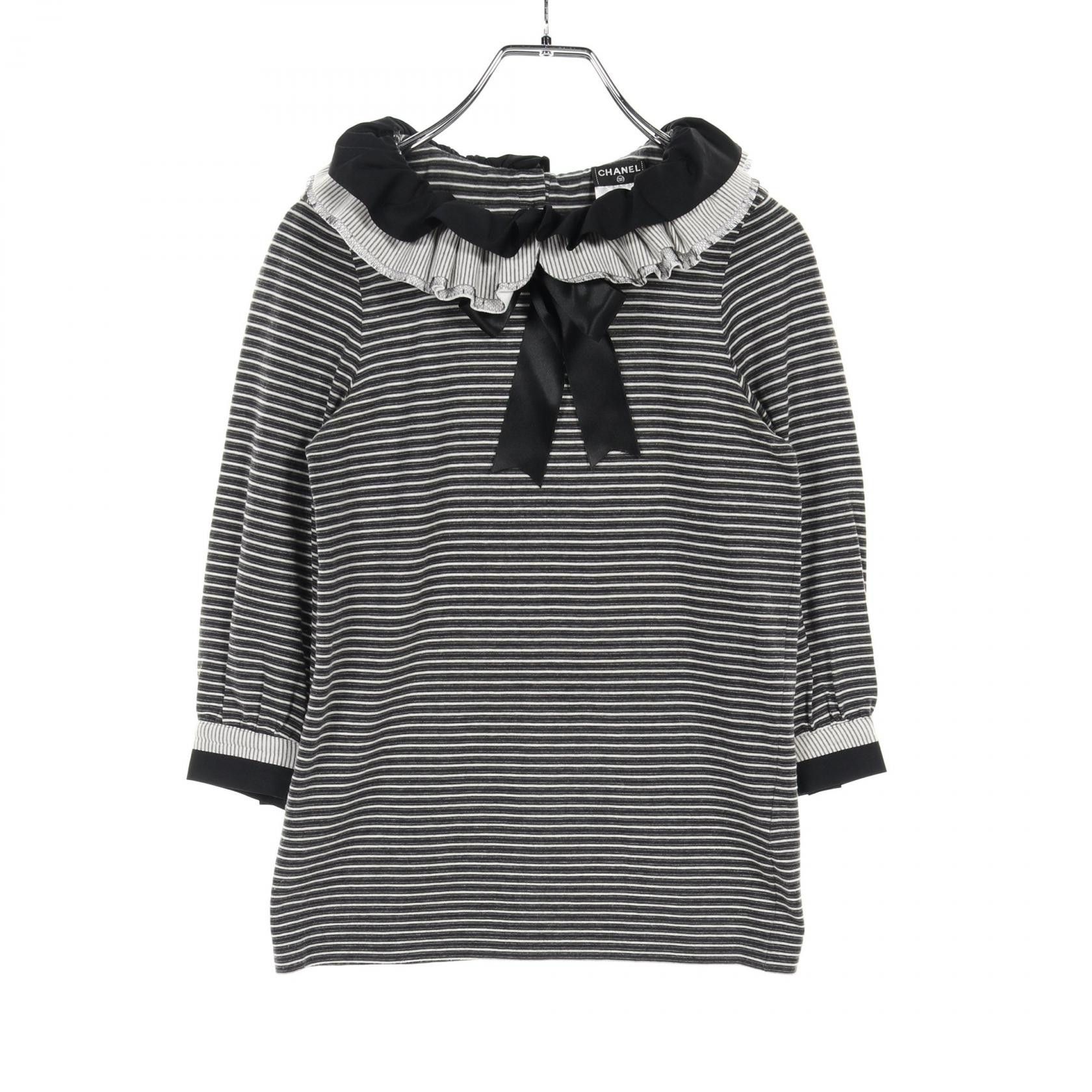 Chanel Chanel Chanel Cutsew Cotton Nylon Top Cotton Tops P34294K00963 Size ONE SIZE - 1 Thumbnail