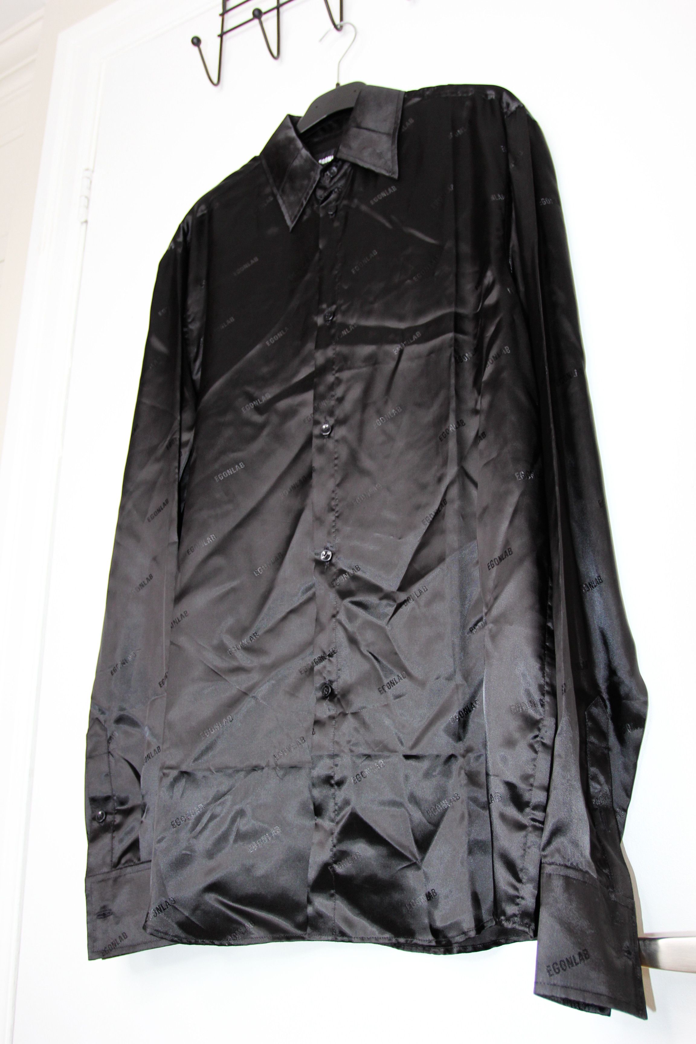 Egon Lab BNWT AW24 EGONLAB LOGO PRINT LONGUE SLEEVE SHIRT L Size US L / EU 52-54 / 3 - 5 Thumbnail