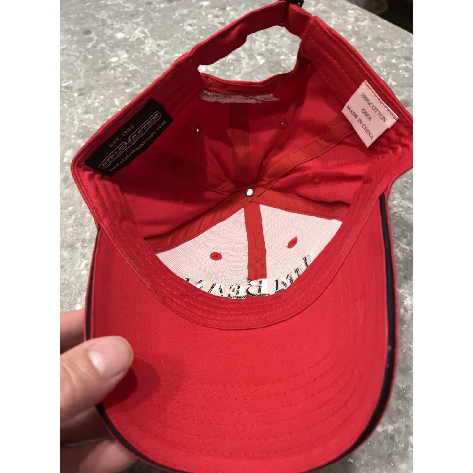 Vintage Jim Beam Racing Robby Gordan Motorsports #7 Adjustable Hat Size ONE SIZE - 5 Thumbnail