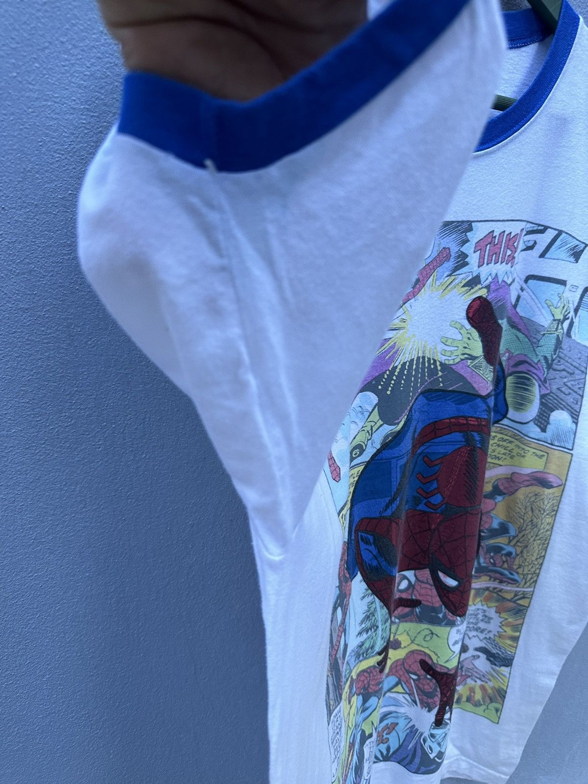 Marvel Comics Marvel Spiderman Comic Photo Print Tshirt A94 Size US L / EU 52-54 / 3 - 5 Thumbnail