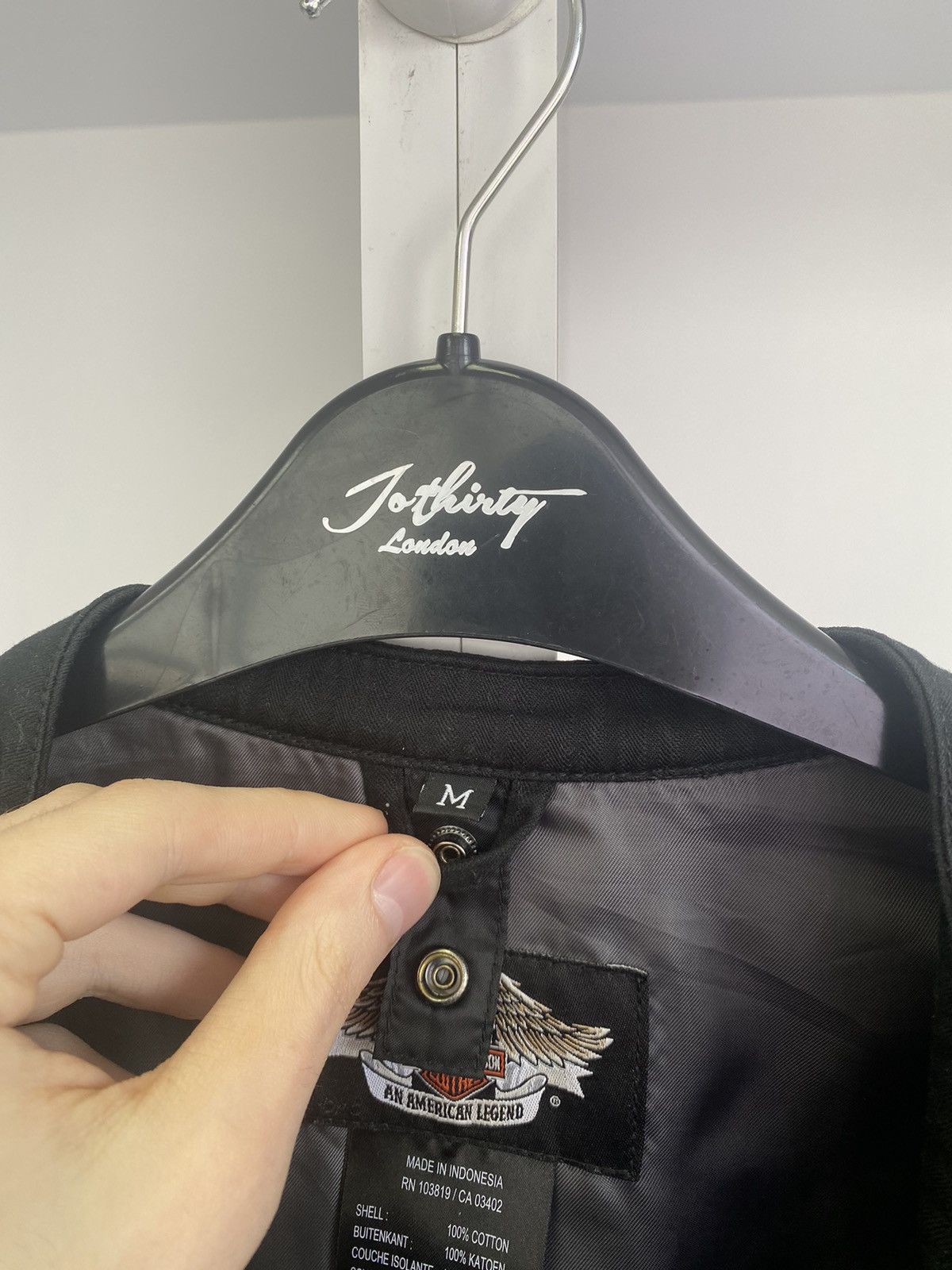 Harley Davidson × Vintage Vintage Harley-Davidson Motorcycles Big Logo Women’s Jacket Size M / US 6-8 / IT 42-44 - 7 Thumbnail