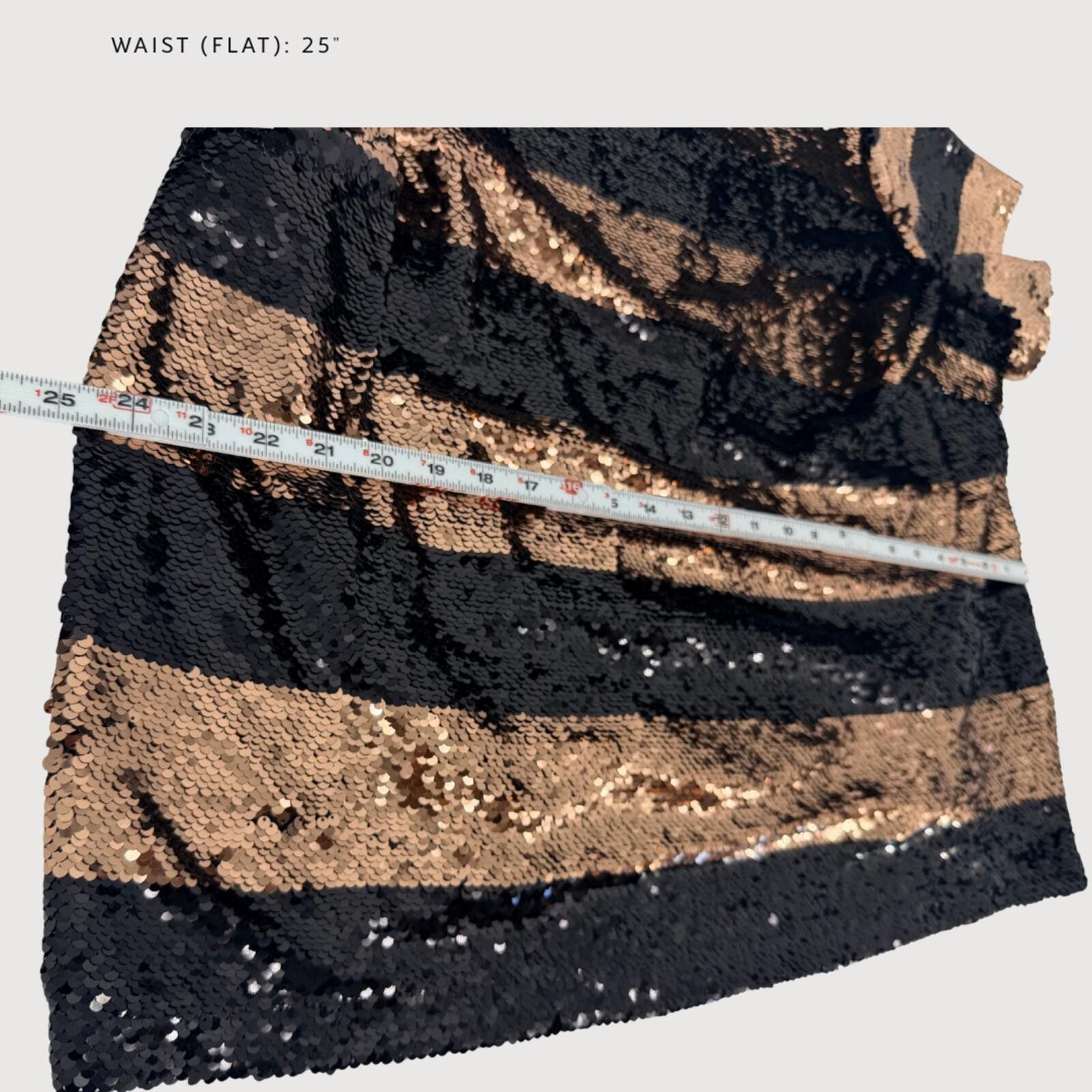 Other Maeve Anthropologie Sequin Top Copper Black 1X Size ONE SIZE - 7 Thumbnail