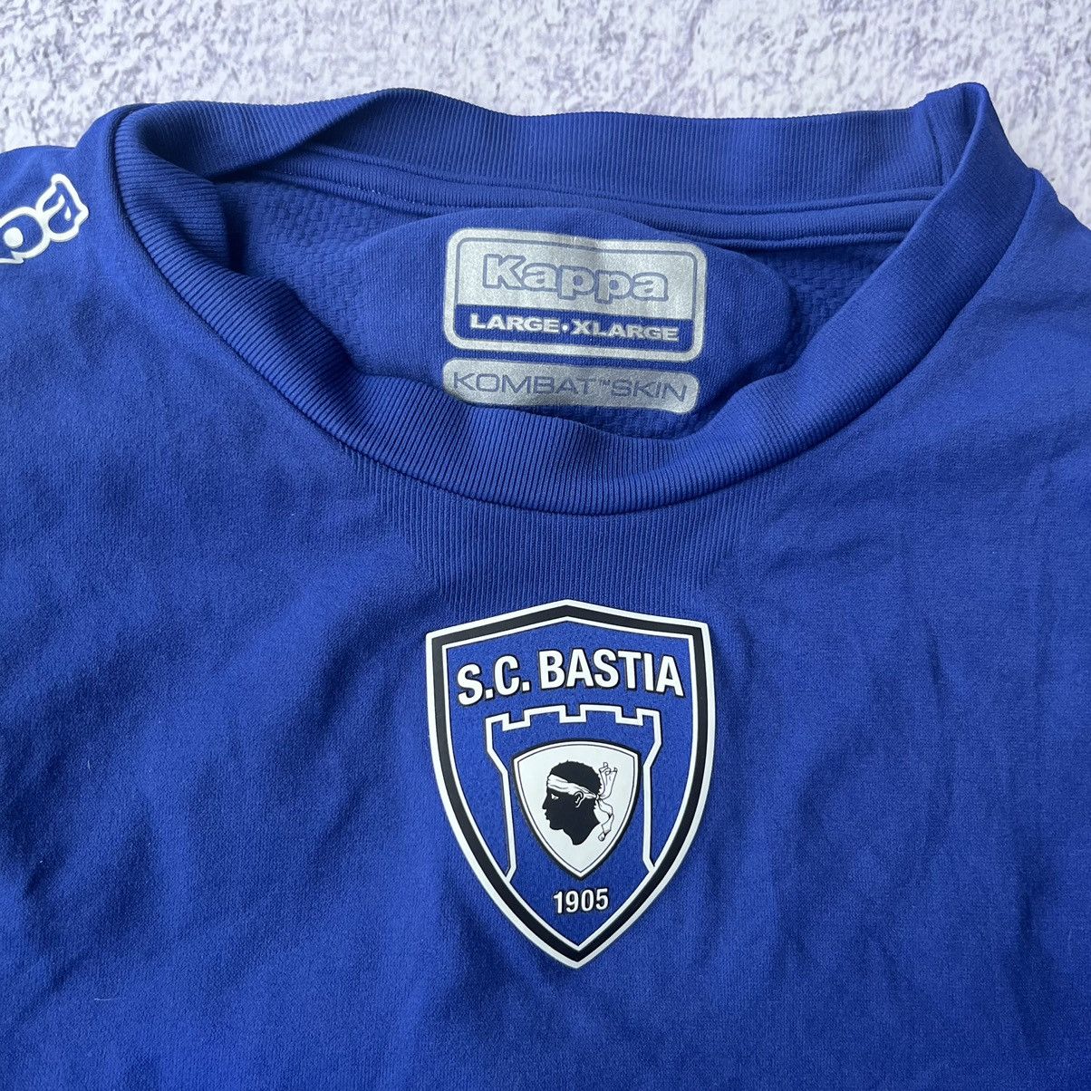 Kappa Bastia home Football shirt soccer jersey kappa Italy Size US L / EU 52-54 / 3 - 3 Thumbnail