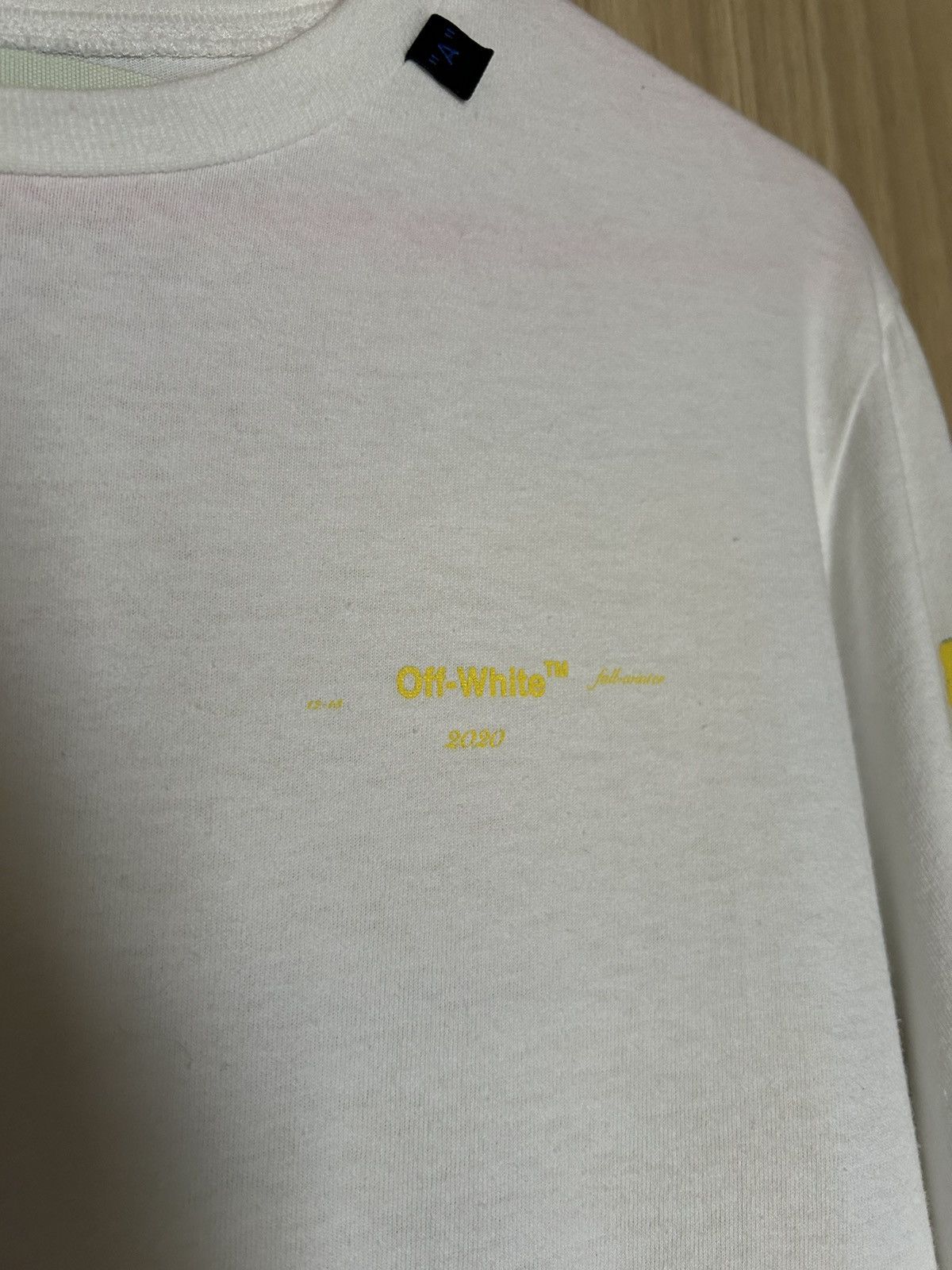 Off-White Off-White Ssense Exclusive White & Yellow Acryclic Arrows Size US S / EU 44-46 / 1 - 3 Thumbnail