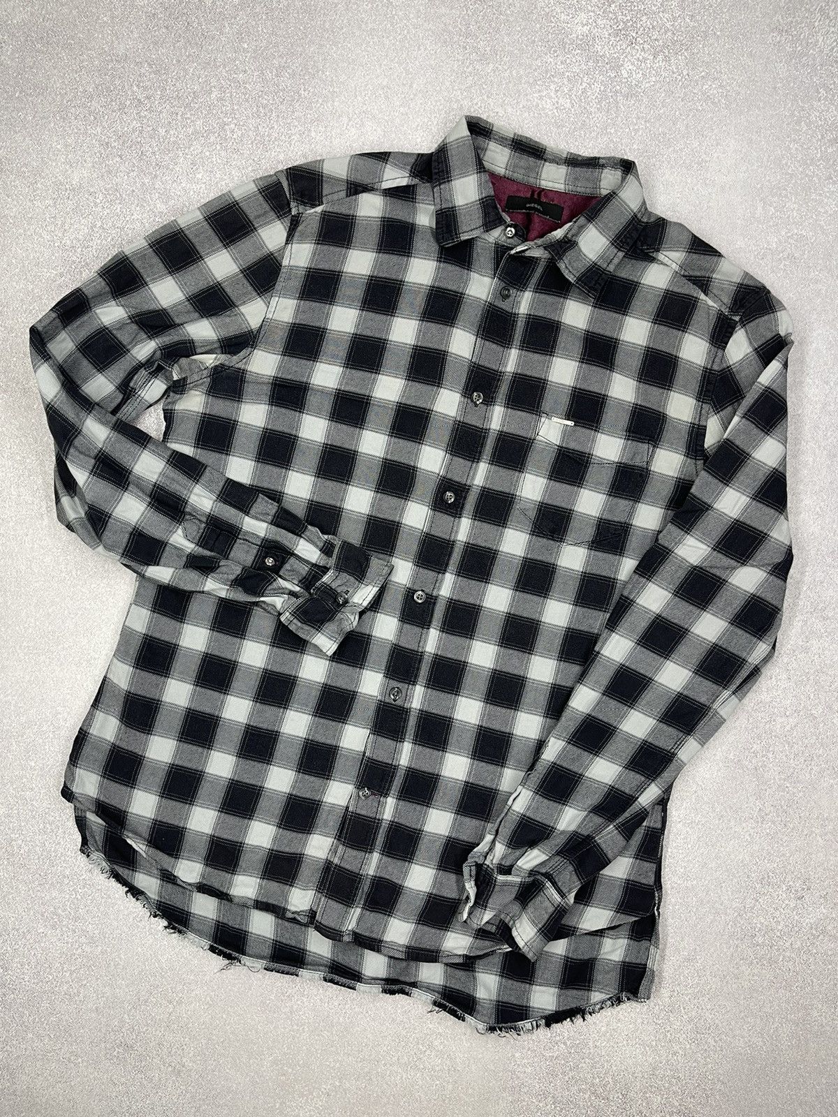 Diesel Mens Diesel Shirt In a Cage Black/White Size US L / EU 52-54 / 3 - 1 Thumbnail