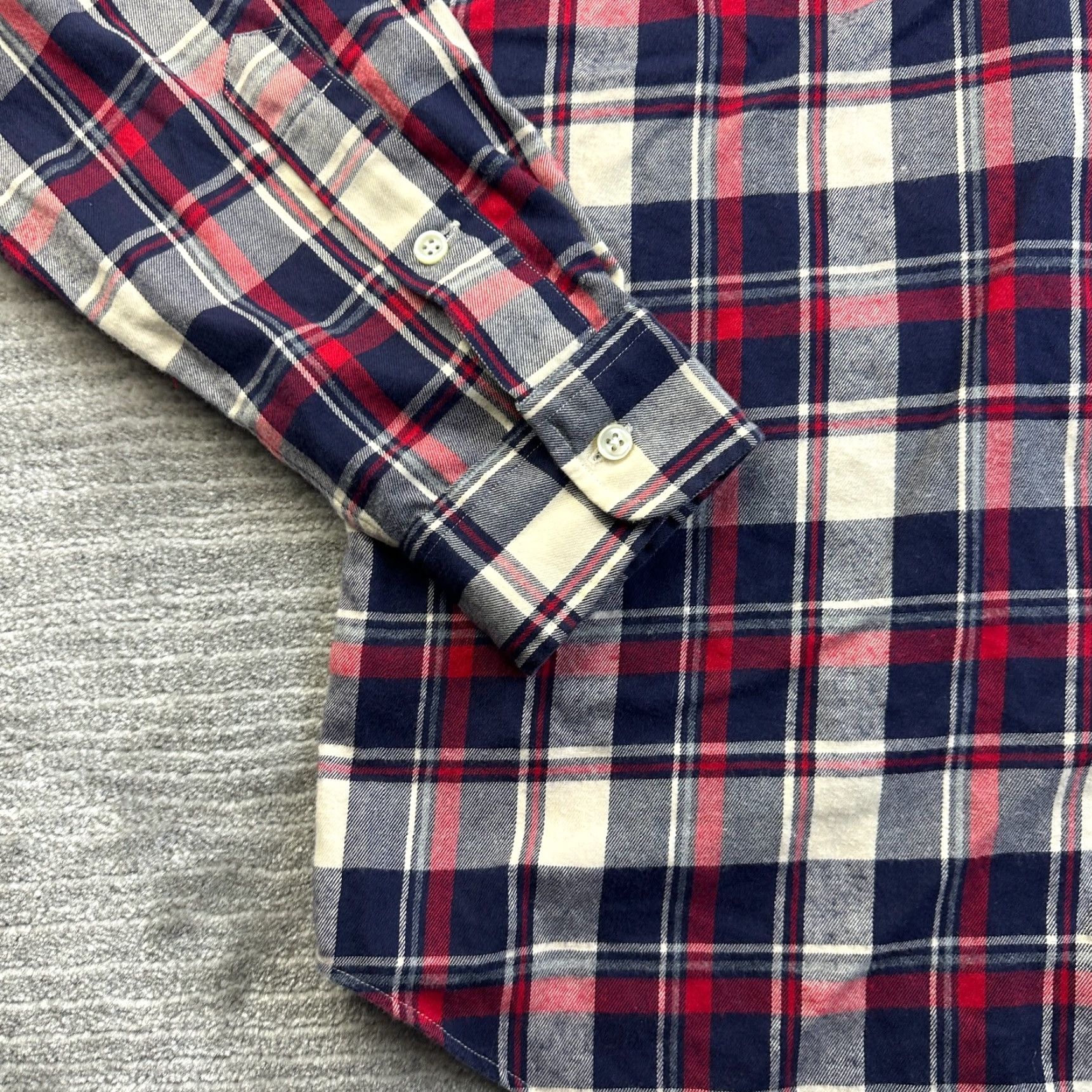 Polo Ralph Lauren Polo Ralph Lauren Shirt Mens Medium Red Plaid Flannel 2 Pocket Button Up Size US M / EU 48-50 / 2 - 4 Thumbnail