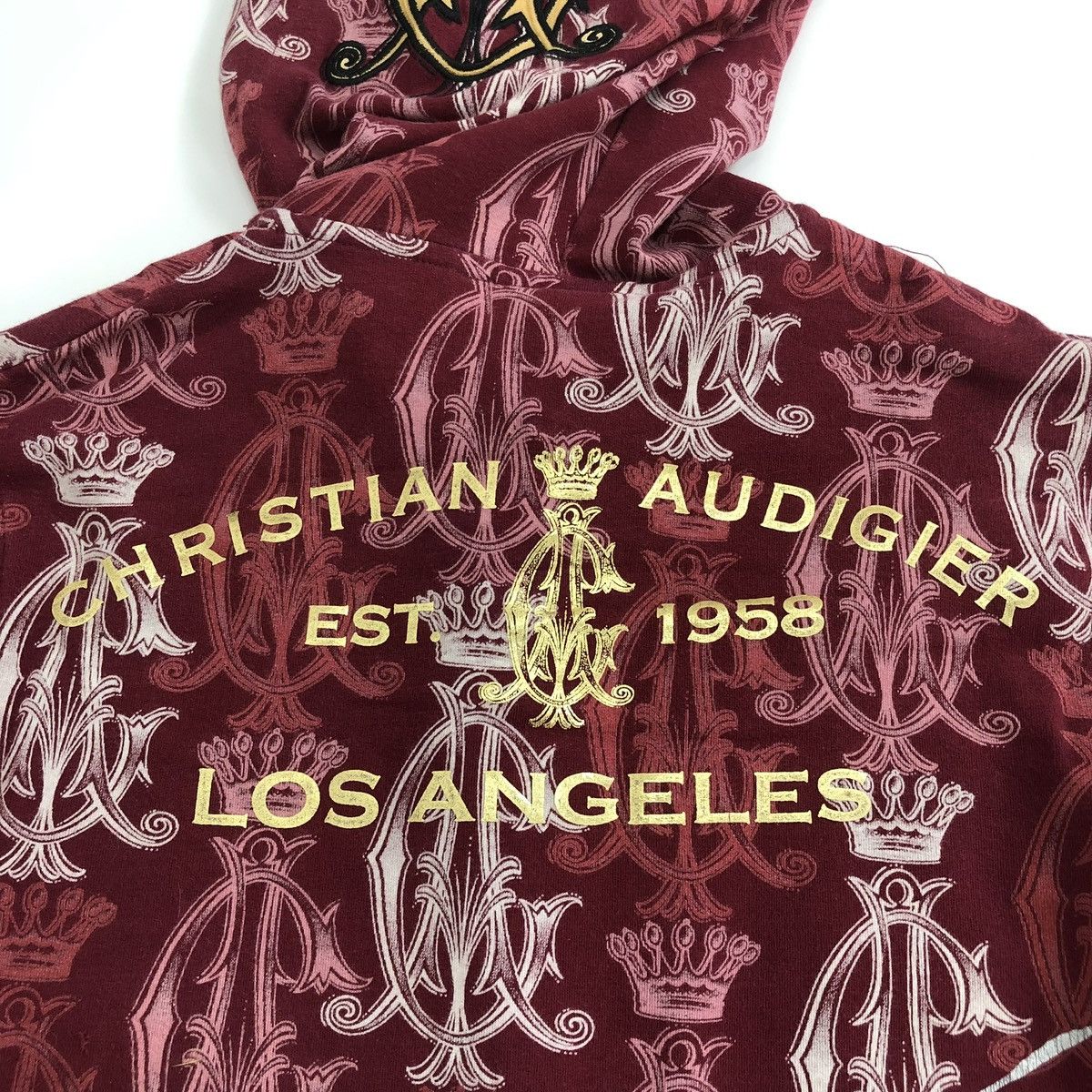 Ed Hardy 2000s Christian Audigier Ed Hardy Grunge Women Zip Hoodie Size US S / EU 44-46 / 1 - 12 Thumbnail