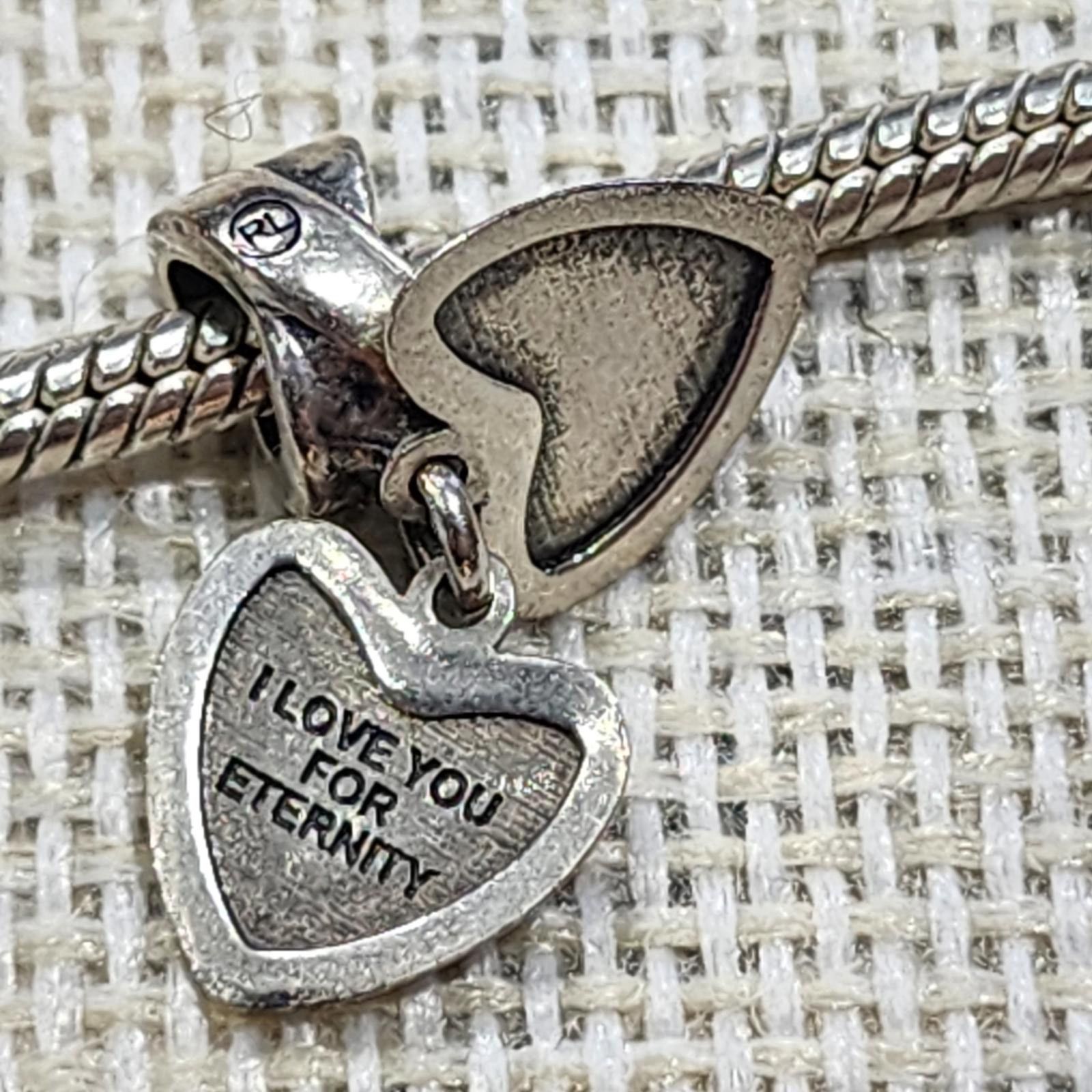 Unknown London Heart-Shaped Infinity Charm with 'Love You For Eternity" Size ONE SIZE - 7 Thumbnail