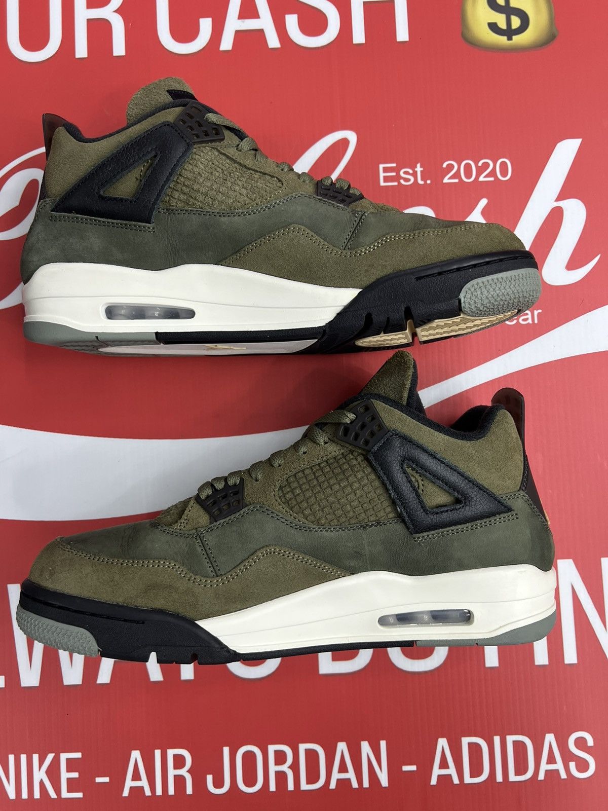 Jordan Brand Air Jordan 4 Craft Olive Size 12 Size US 12 / EU 45 - 3 Thumbnail