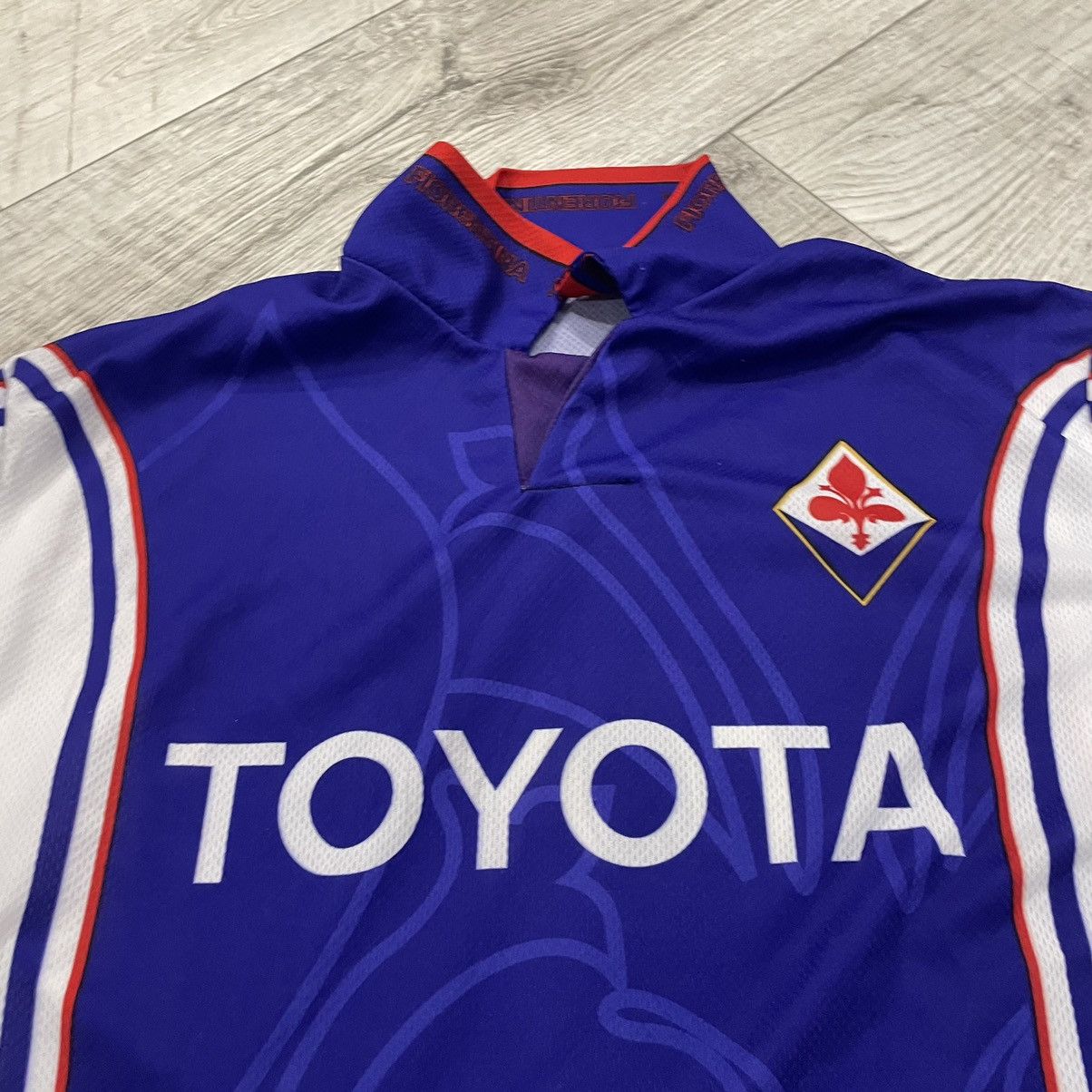 Vintage Toyota FIORENTINA 9 BATISTUTA soccer tee jersey shirt Size US XL / EU 56 / 4 - 3 Thumbnail