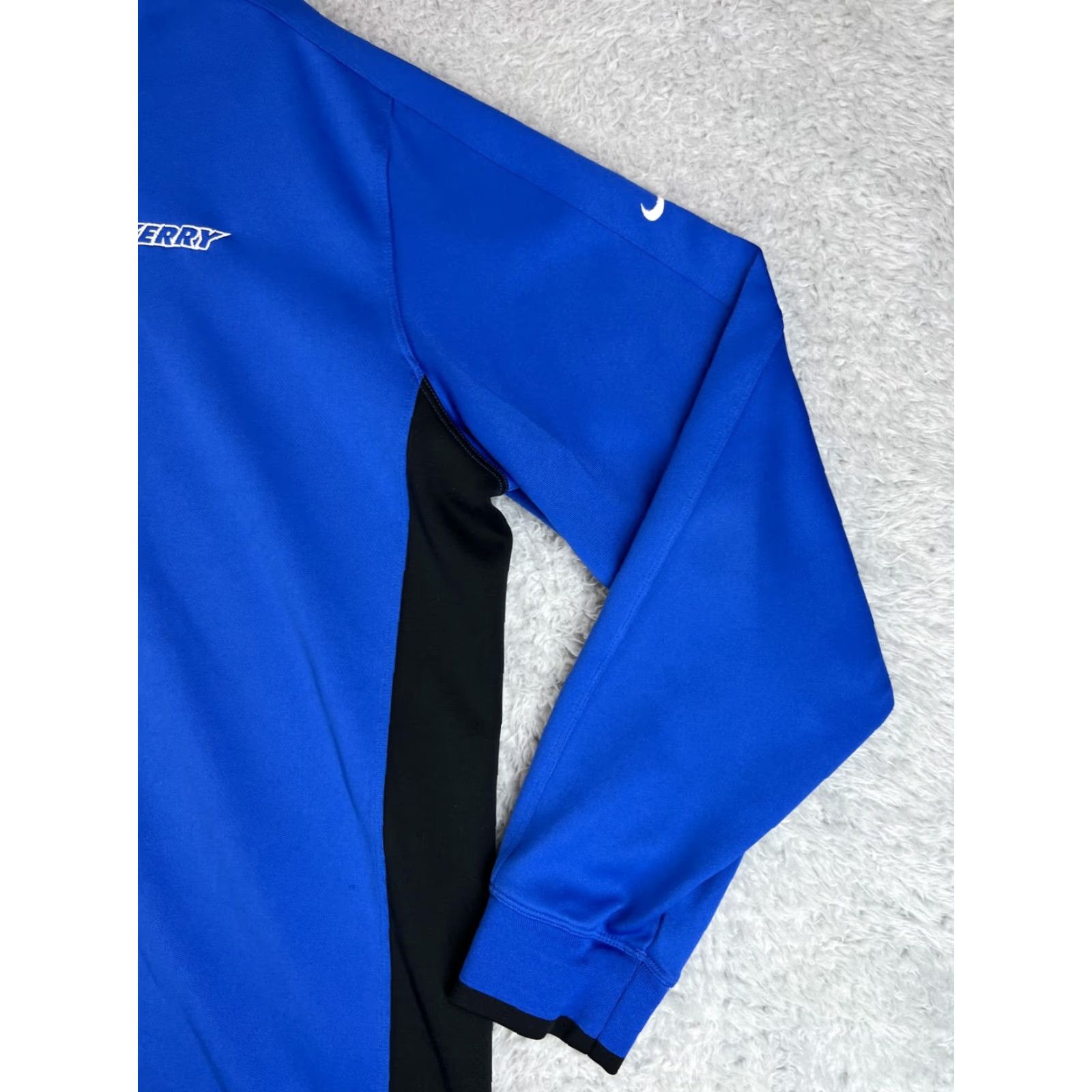 Nike Nike Golf Jacket Mens XL Blue Black 1/4 Zip Dri-Fit Swoosh Logo Pullover Size US XL / EU 56 / 4 - 3 Thumbnail