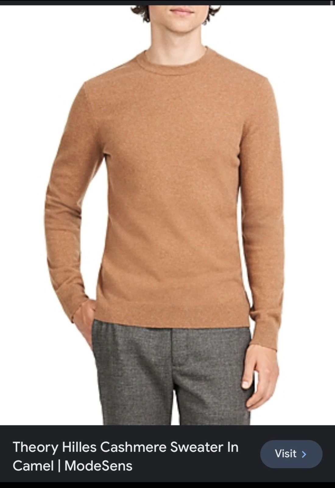Theory Theory Hilles Cashmere Sweater $395 Retail Size US M / EU 48-50 / 2 - 1 Thumbnail