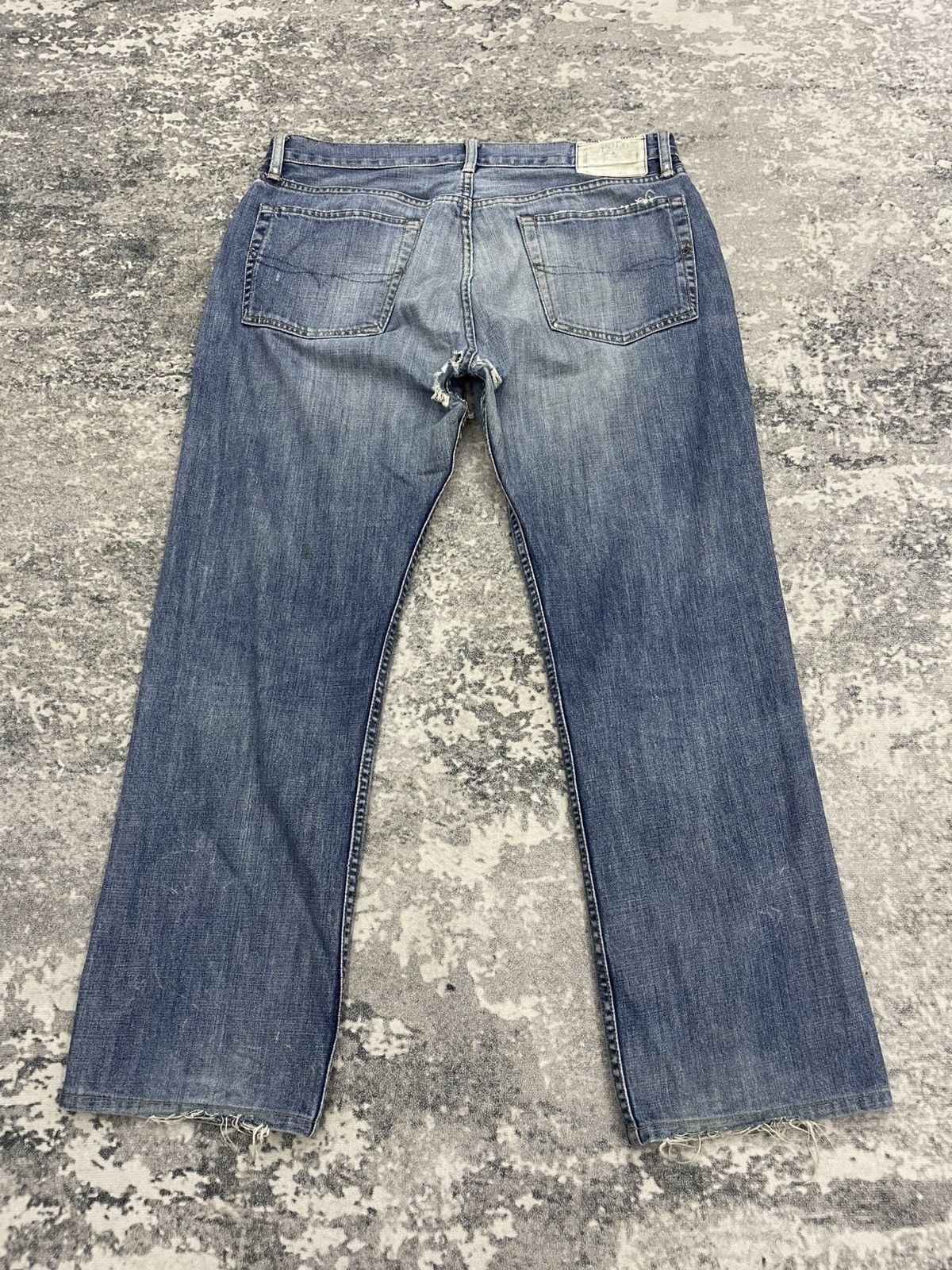 RRL Ralph Lauren Vintage Polo Ralph Lauren Baggy Distressed Denim Size US 36 / EU 52 - 18 Thumbnail