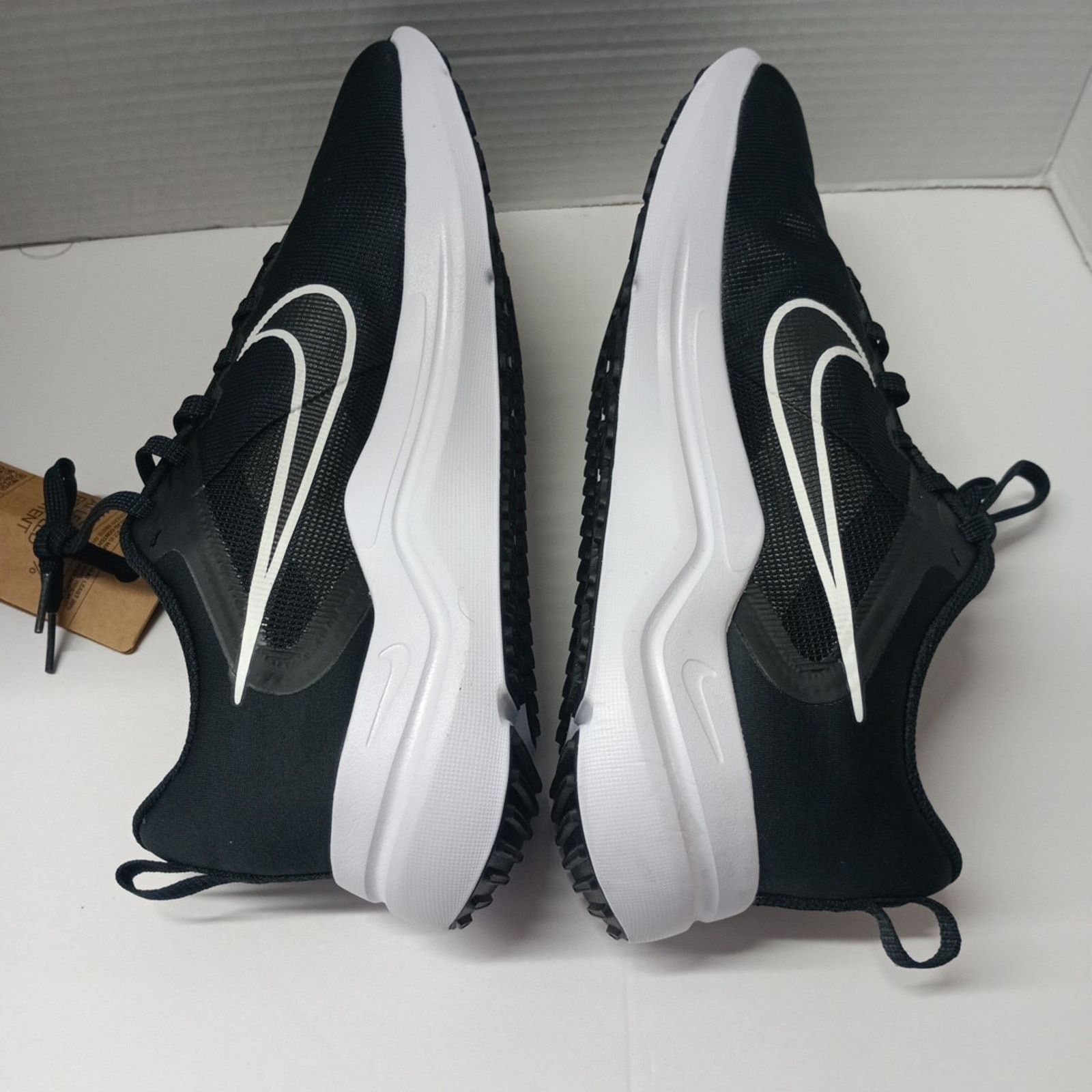 Nike Nike Downshifter 12 Men’s Shoes Black/White Size 11 (NWOB) Size US 11 / EU 44 - 6 Thumbnail