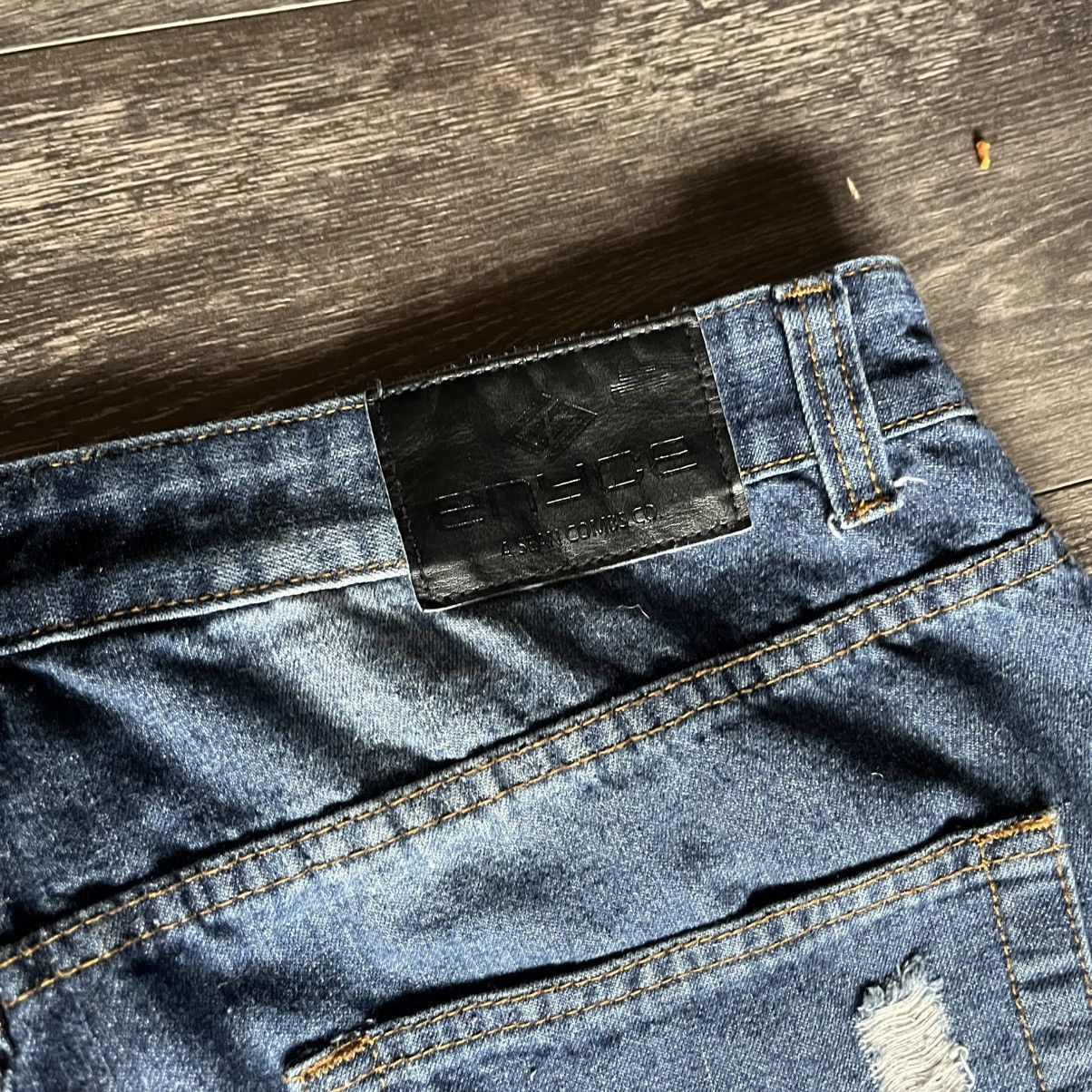 Enyce Vintage Y2K Enyce Distressed Baggy Skater Denim Jeans 36x34 Size US 36 / EU 52 - 4 Thumbnail