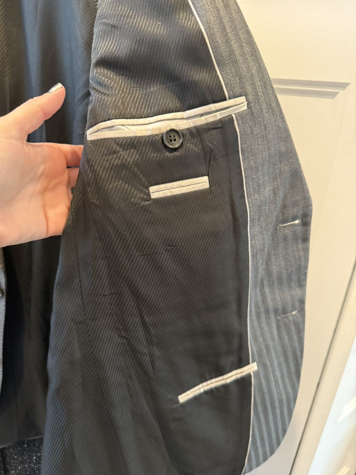 Hugo Boss Grey vintage Hugo boss Size XL / US 12-14 / IT 48-50 - 4 Thumbnail