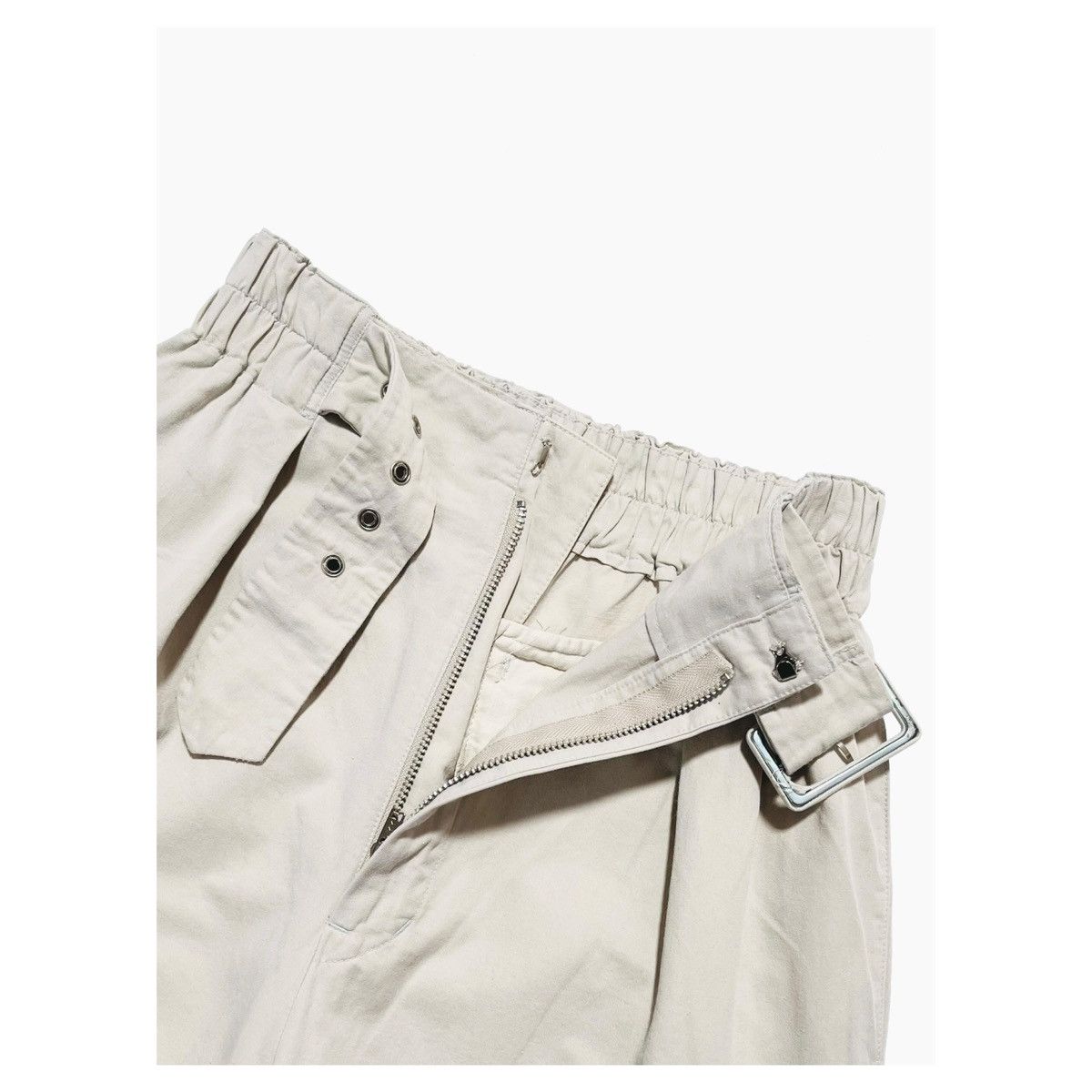 Issey Miyake IS Issey Miyake Belt Pants Size 28" / US 6 / IT 42 - 3 Thumbnail