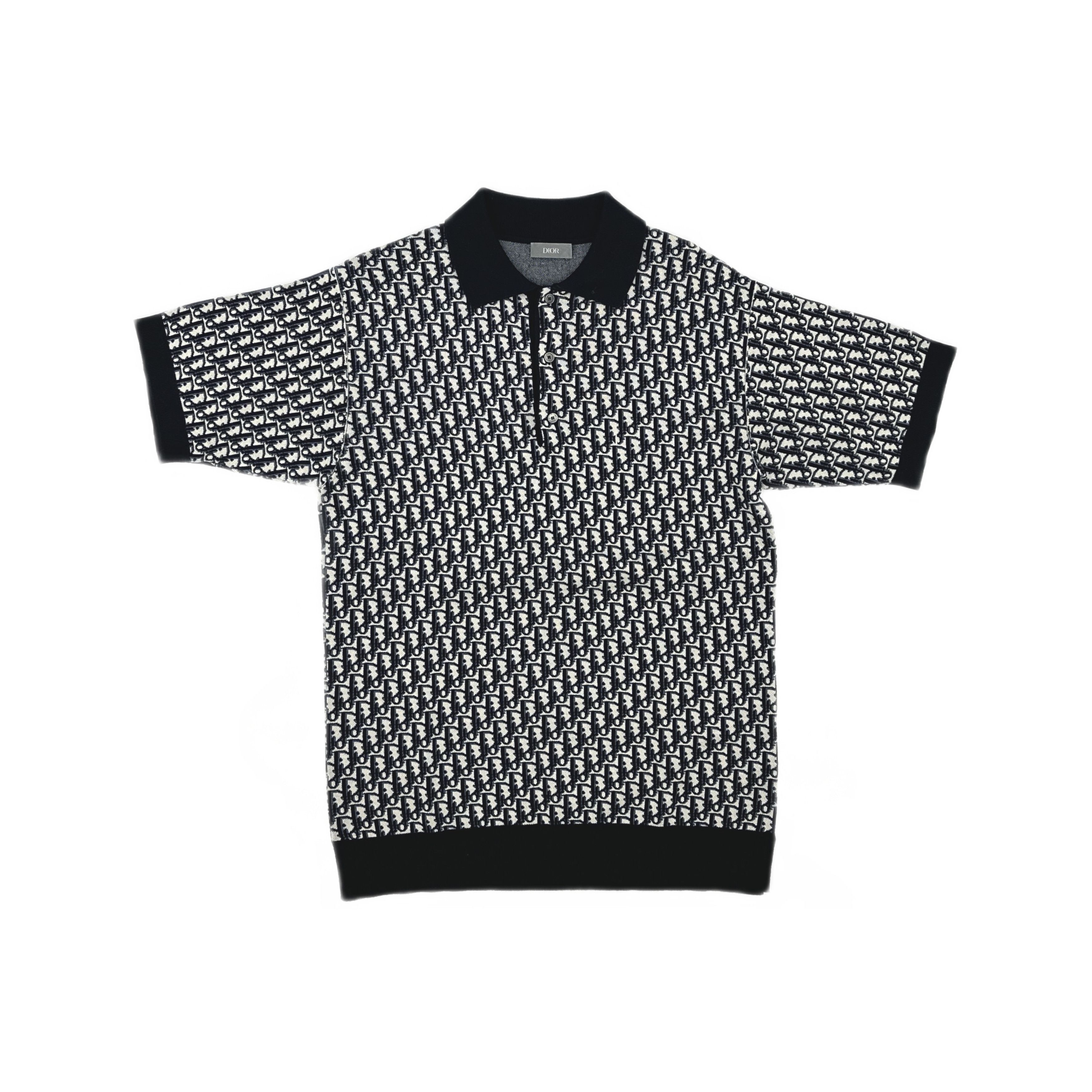 Dior Dior SS23 Oblique Cotton Polo Shirt XS Size US XS / EU 42 / 0 - 1 Thumbnail