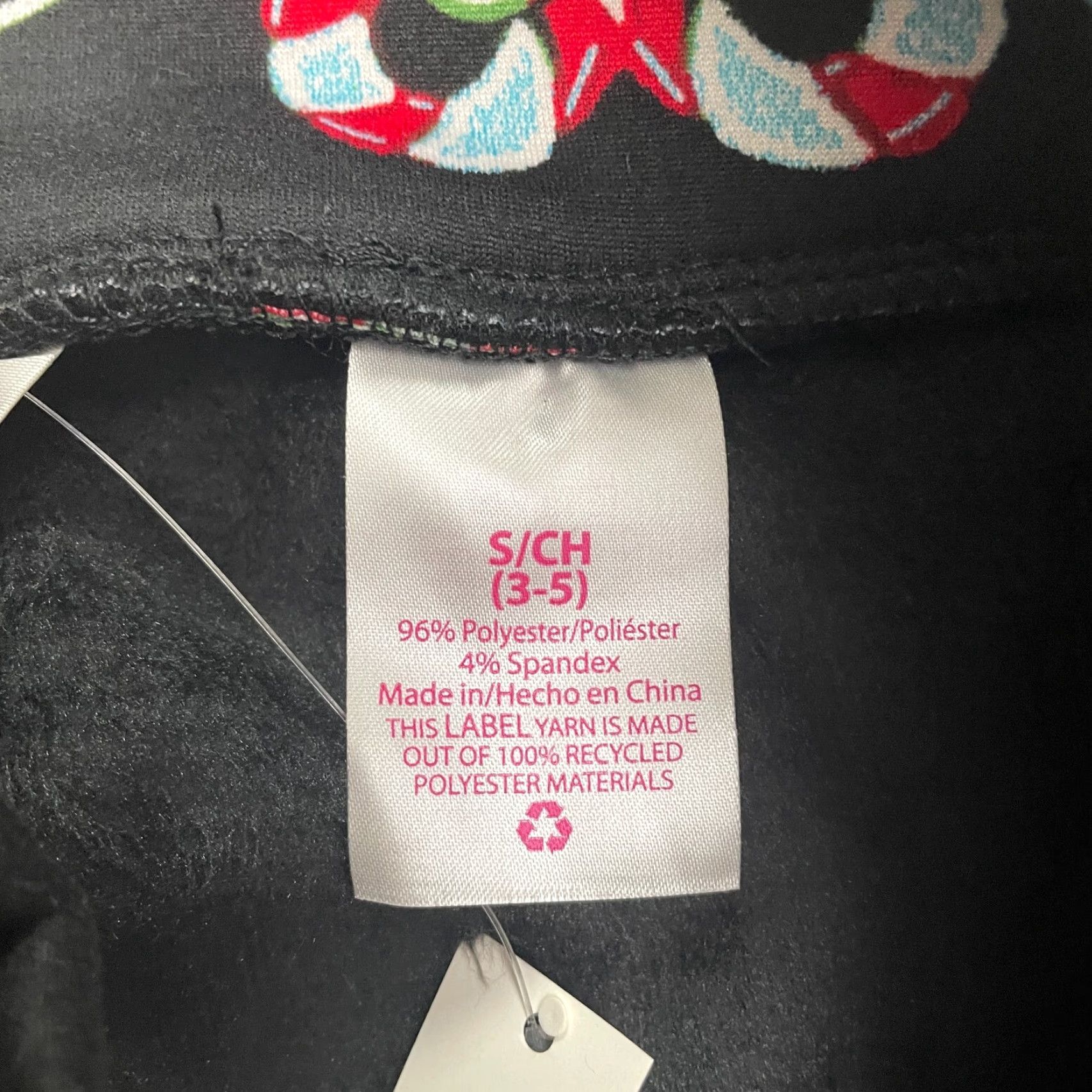 Vintage No Boundaries Christmas Sweatpants Juniors Small Multi Slim High Rise Fleece NWT Size 28" / US 6 / IT 42 - 7 Thumbnail