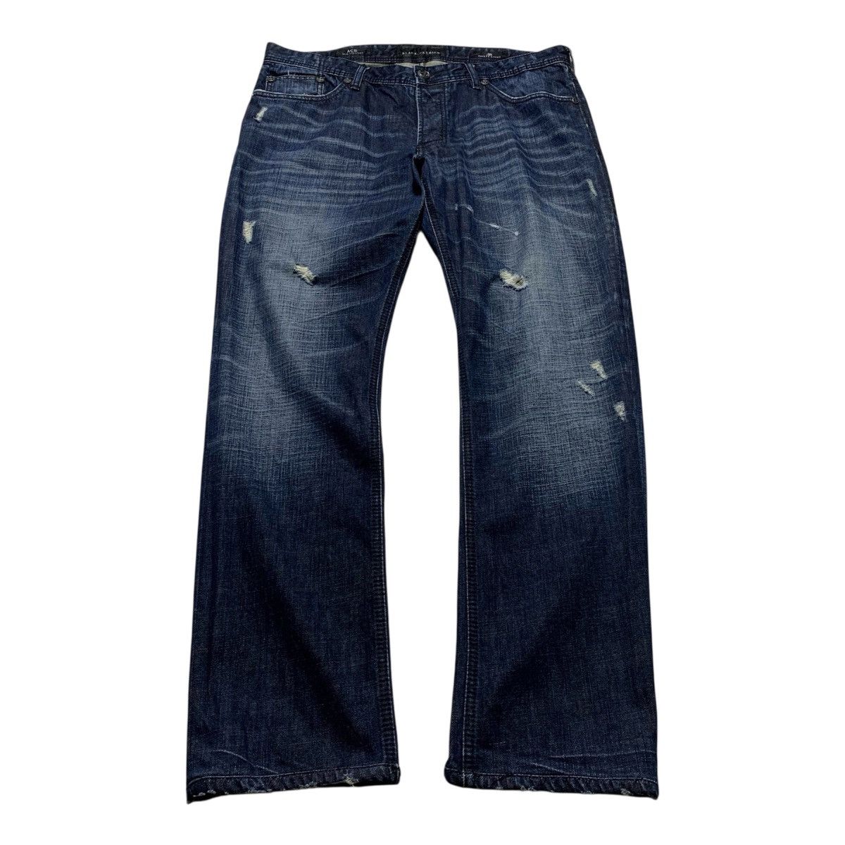 Affliction Rare Y2k Affliction Cross Studded Distressed Faded Jeans Size US 38 / EU 54 - 10 Thumbnail