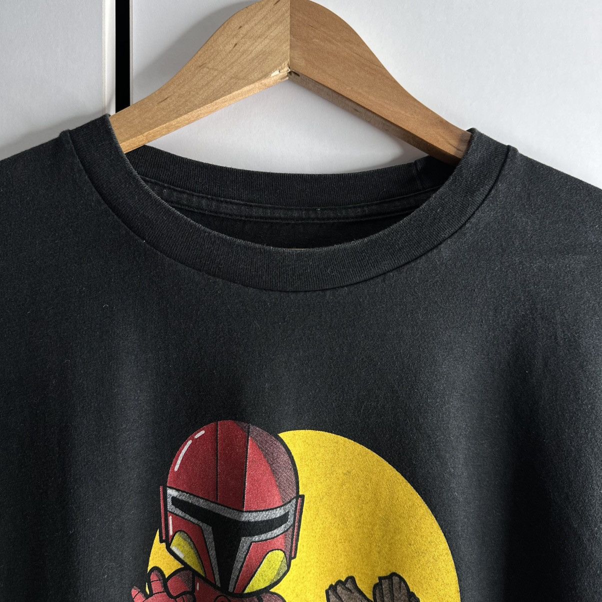 Cartoon Network × Marvel Comics × Star Wars Iron Mando Star Wars Marvel T-shirt Iron Man Mandalorian vtg Size US XL / EU 56 / 4 - 3 Thumbnail