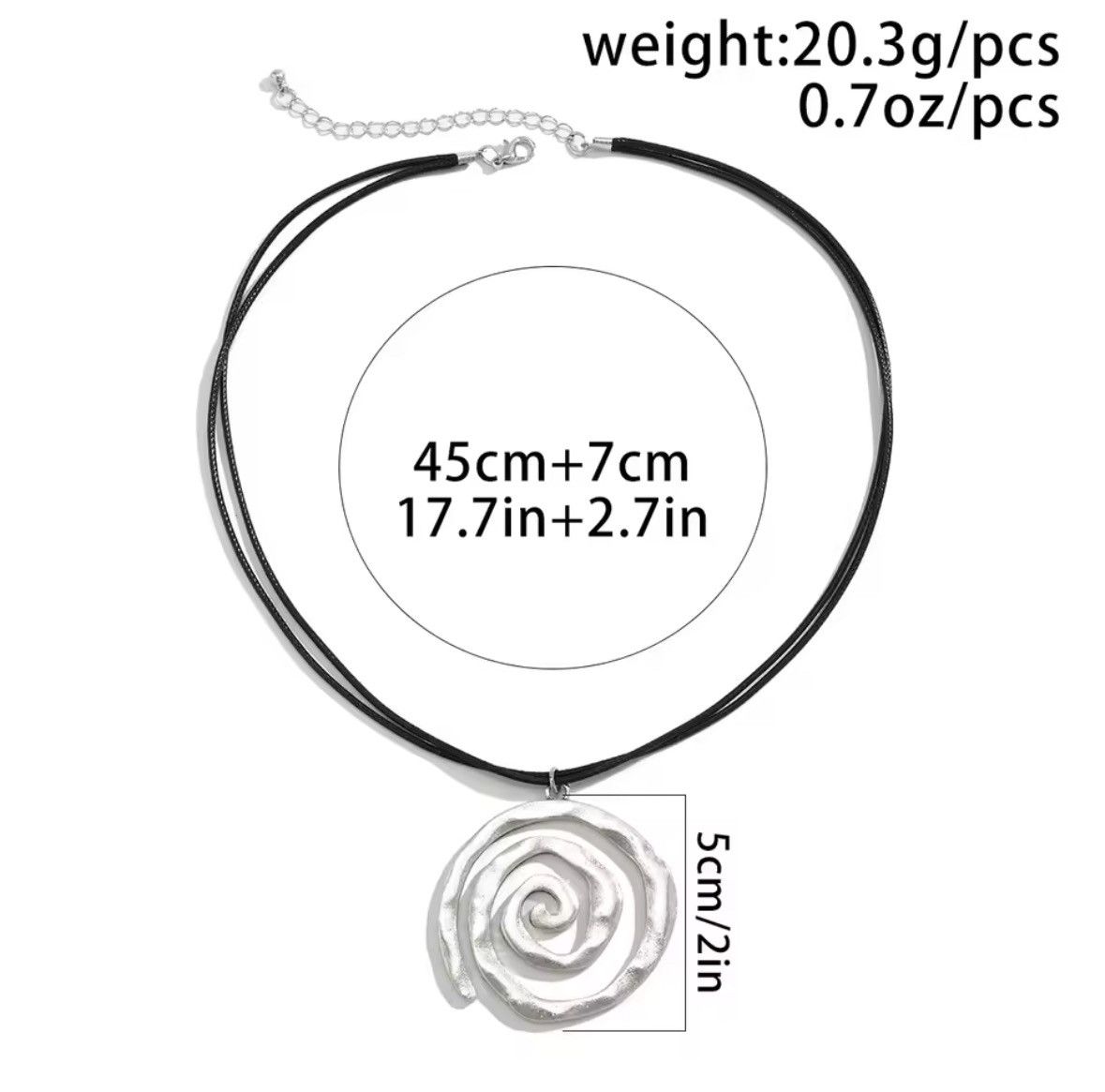 Other Ethnic Creative Big Spiral Conch Pendant Necklace Women Size ONE SIZE - 5 Thumbnail
