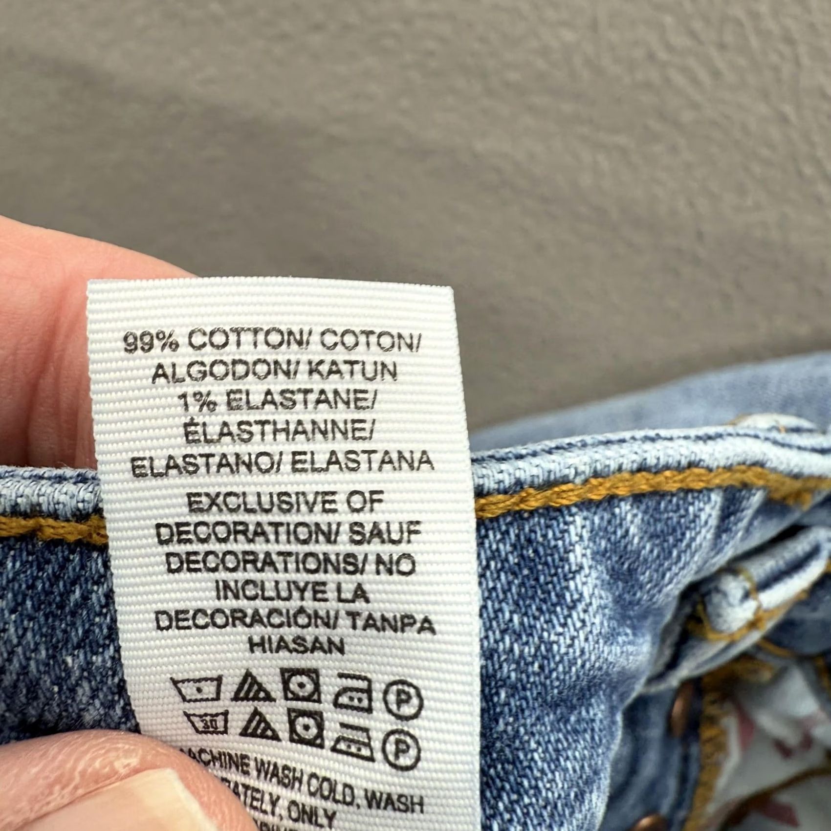 Lucky Brand Lucky Brand Bridgette Straight Jeans Womens 27 Blue High Rise Wear Lucky Graphic Jeans Mens? Size 27" / US 4 / IT 40 - 5 Thumbnail