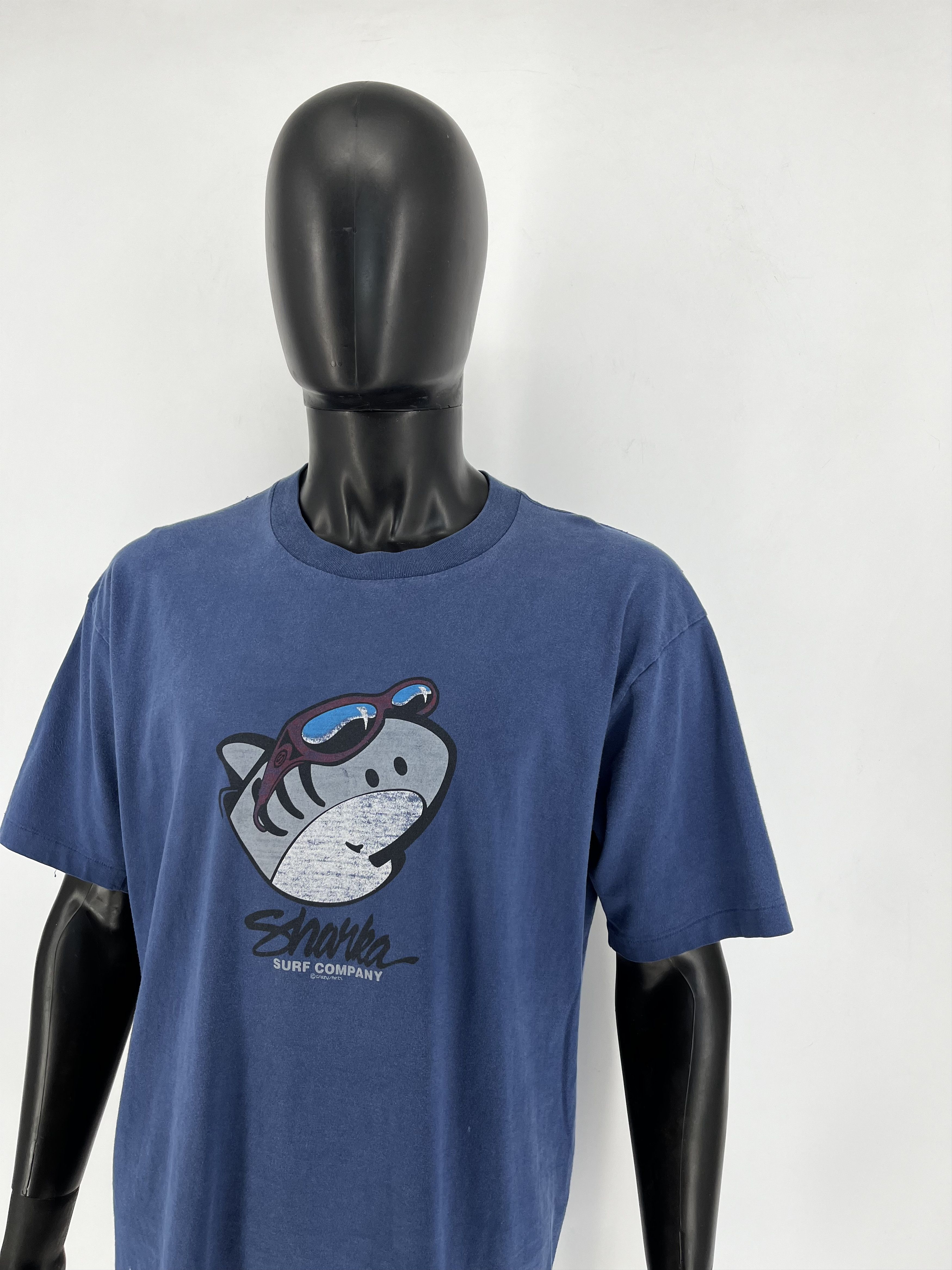 Vintage Vintage Y2K Sharka Surf Co. by Crazy Shirt (USA Made) Size US XL / EU 56 / 4 - 8 Thumbnail