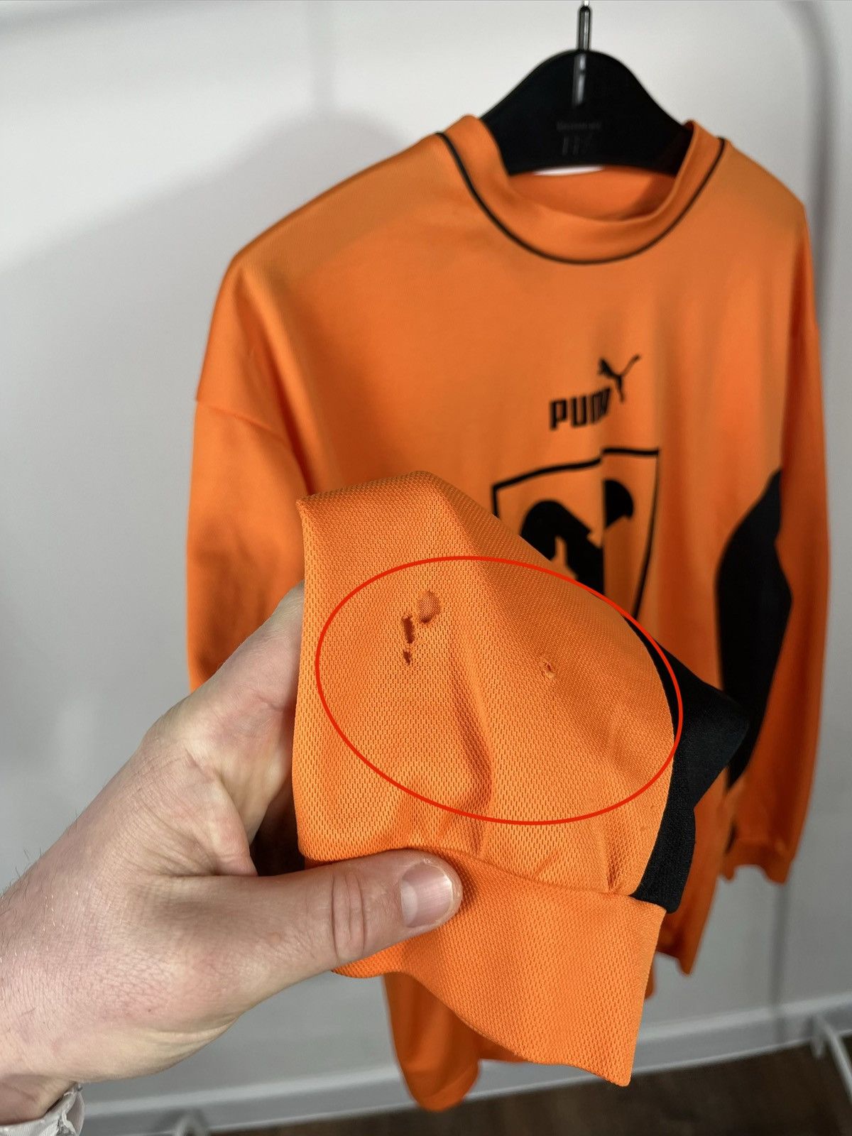Puma Puma Vintage Football Jersey Orange Long Sleeve Size M Size US M / EU 48-50 / 2 - 4 Thumbnail