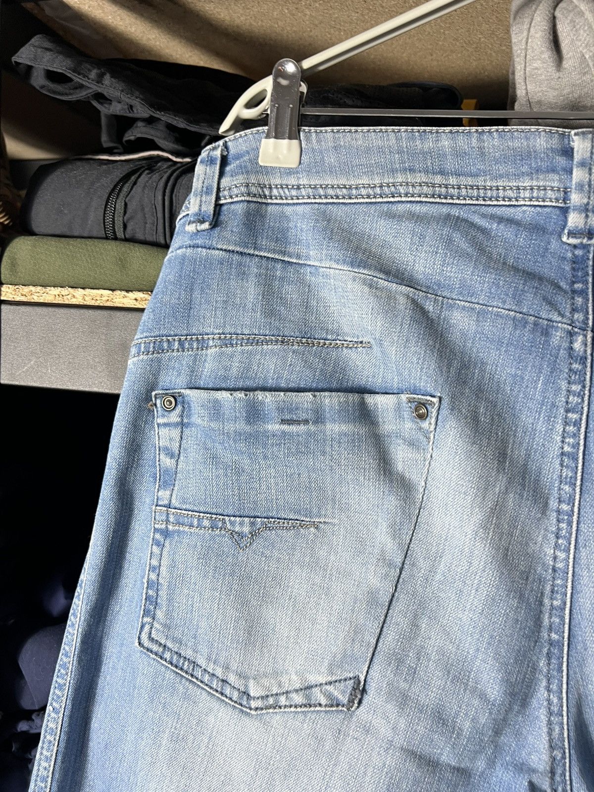 Diesel Diesel Light Wash Jeans Slim Fit Iconic Vintage Streetwear Size US 36 / EU 52 - 7 Thumbnail