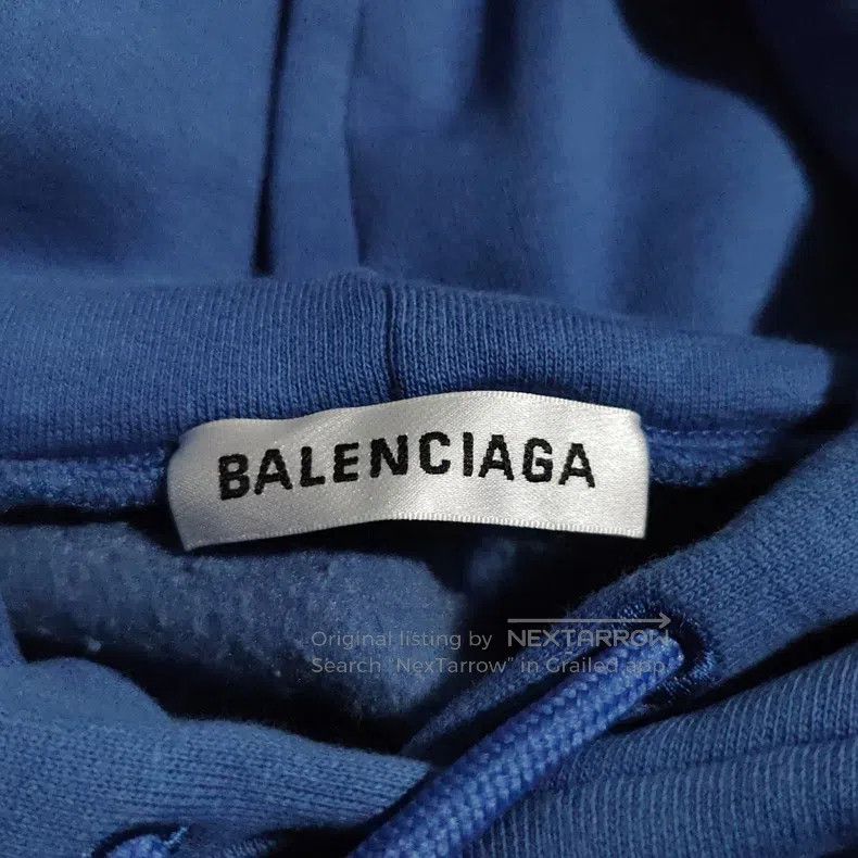 Balenciaga Balenciaga Patchwork Letter Hooded Sweatshirt Size S / US 4 / IT 40 - 3 Thumbnail