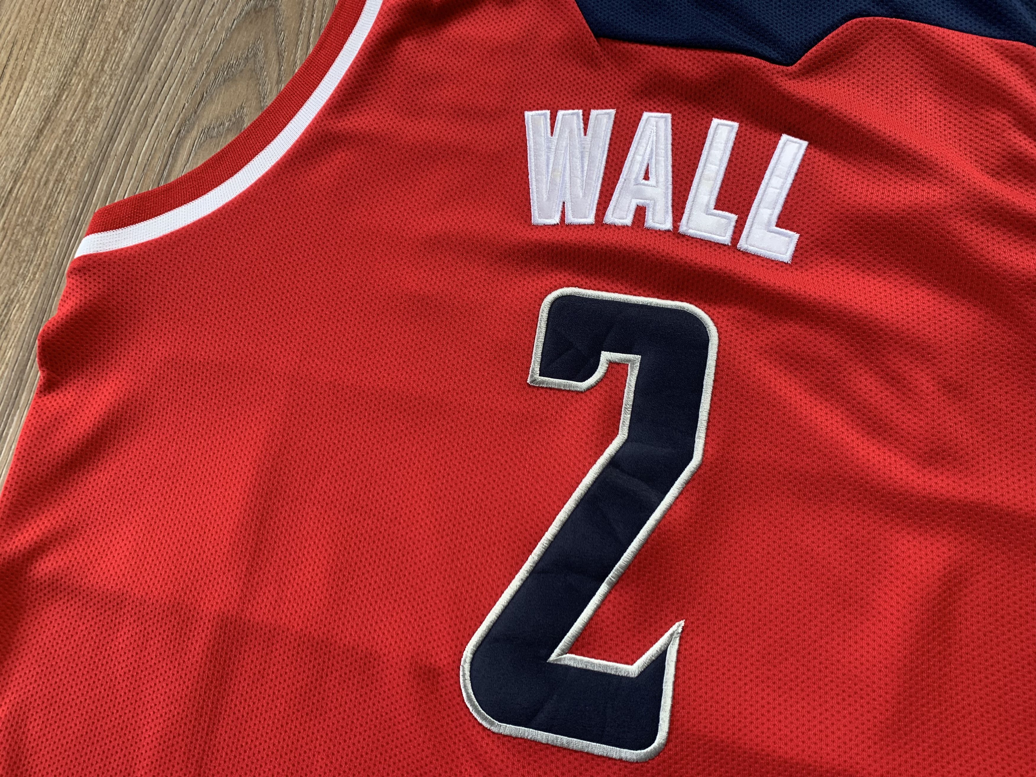 NBA × Vintage Vintage NBA Washington Wizards John Wall #2 Jersey Size US XL / EU 56 / 4 - 7 Thumbnail