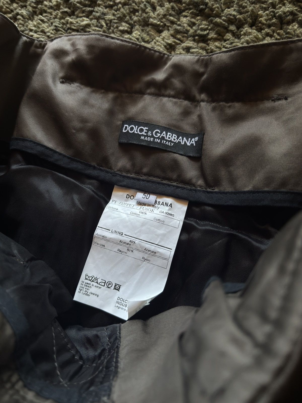 Dolce & Gabbana SS08 DOLCE & GABBANA WIRE WRINKLE SHORTS BONDAGE CARGO PANTS Size US 32 / EU 48 - 10 Thumbnail