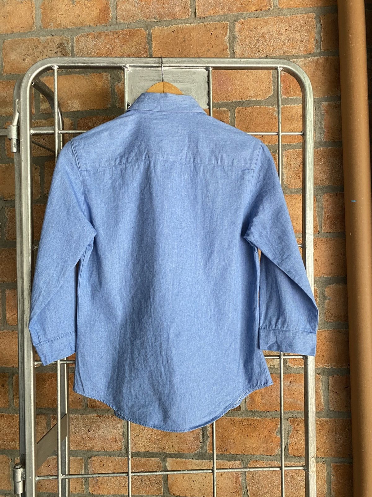 Issey Miyake IM product Soft Blue Denim Shirt Size M / US 6-8 / IT 42-44 - 2 Thumbnail
