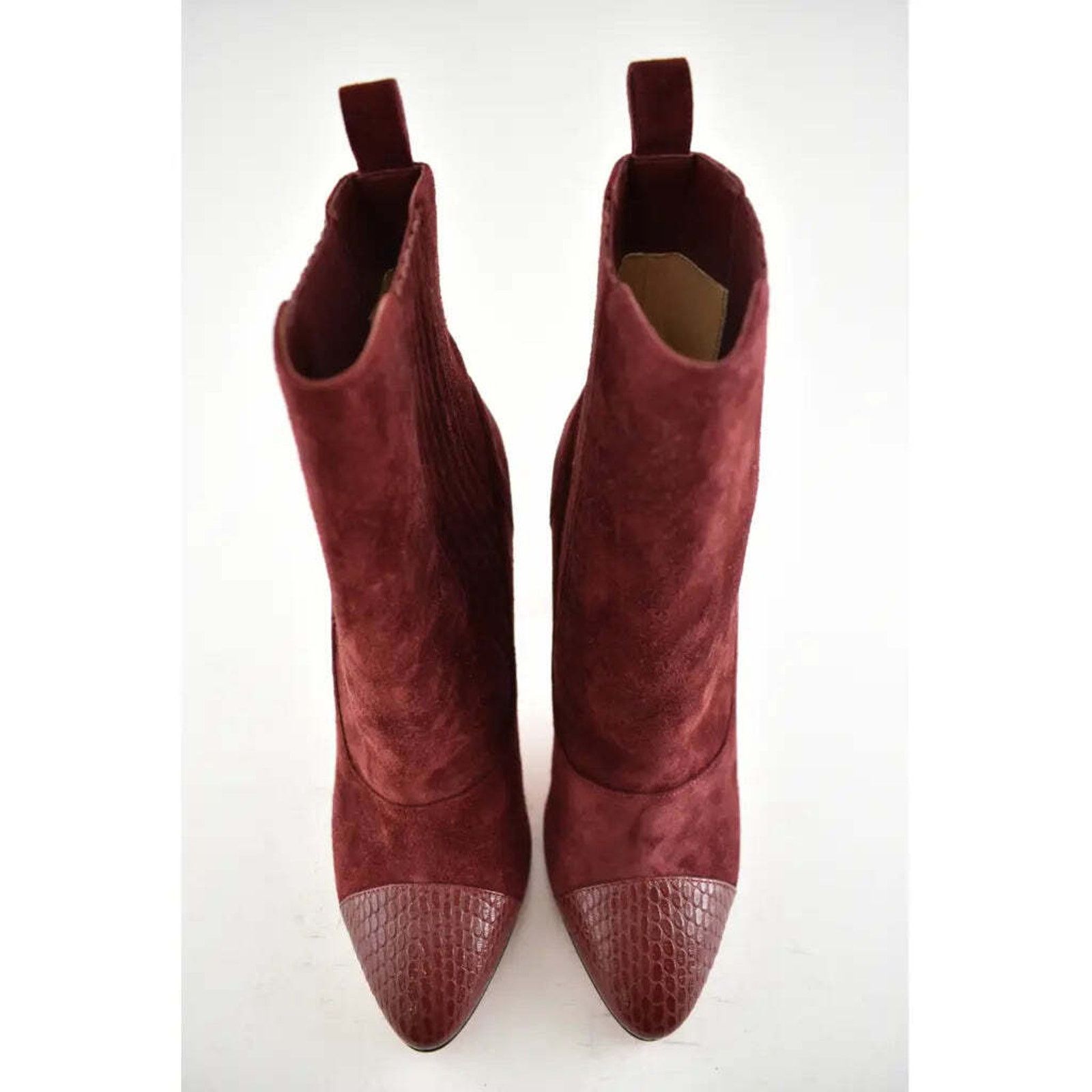 Christian Louboutin Christian Louboutin Me In The 90S 100 Tanin Red Suede Size US 7 / IT 37 - 7 Thumbnail