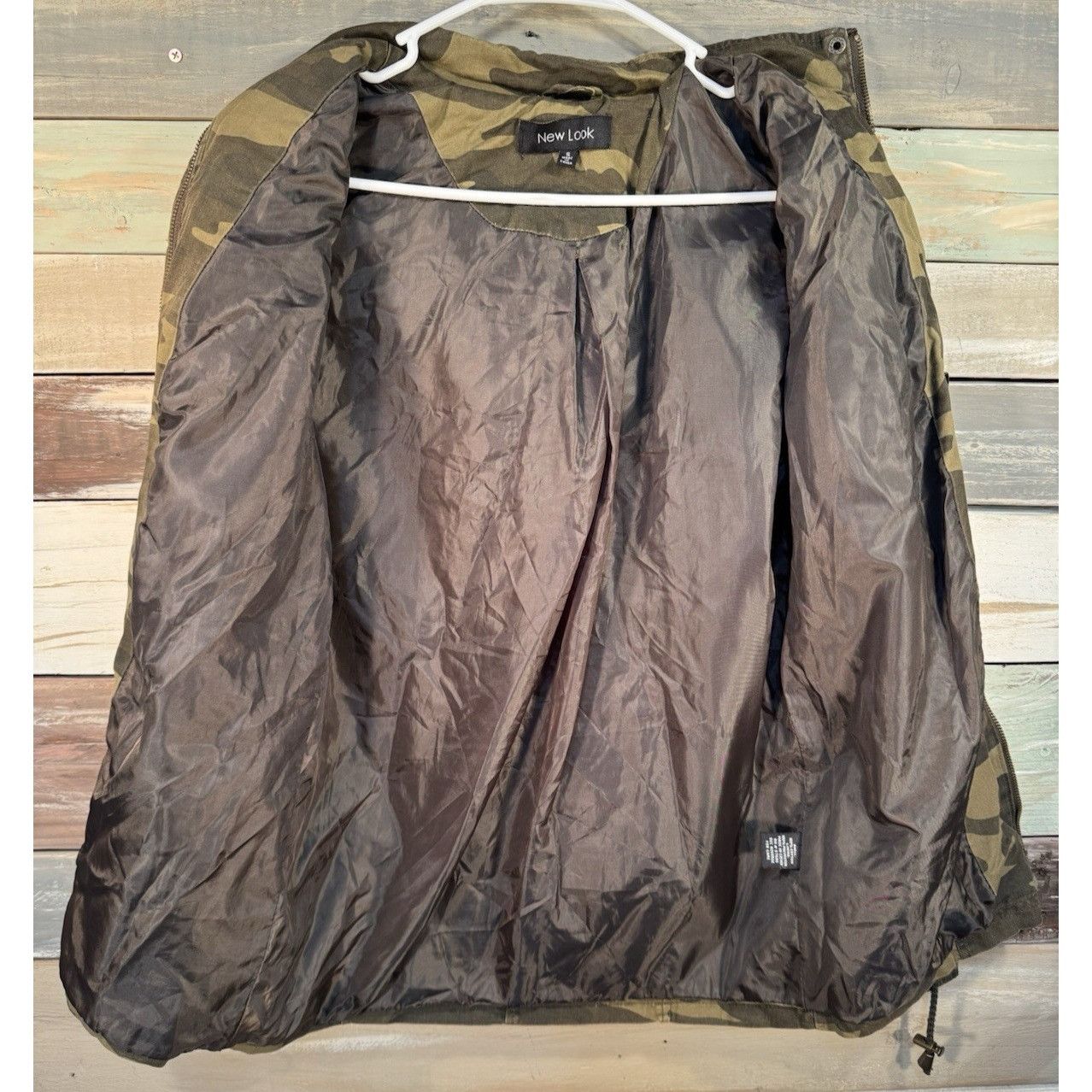 New Look NEW LOOK Women's Utility Military Camouflage Hooded Fitted Z Size S / US 4 / IT 40 - 7 Thumbnail
