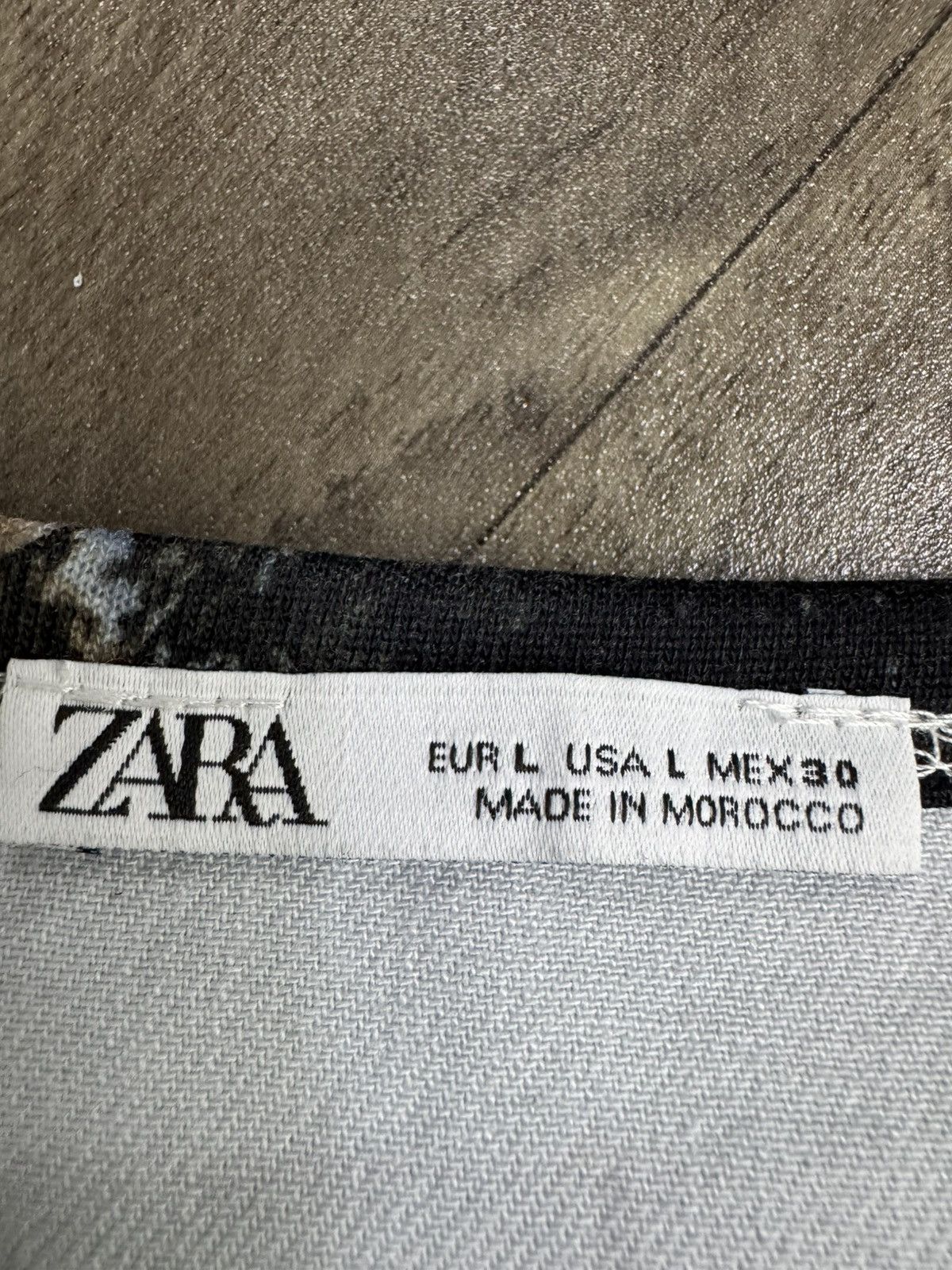 Zara Zara Colorblock Patchwork Denim Animal Print Oversized Size L / US 10 / IT 46 - 8 Thumbnail