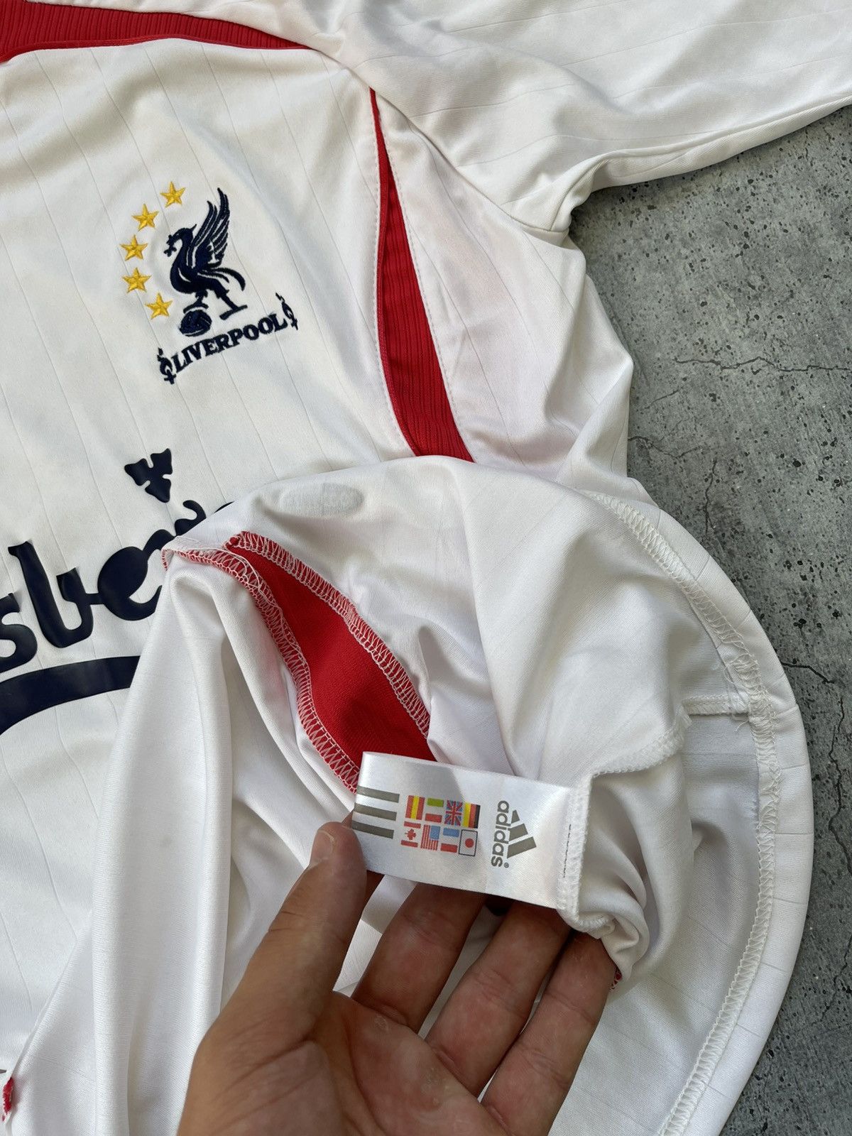 Adidas Vintage Adidas Liverpool Carlsberg tee jersey 90s y2k Size US M / EU 48-50 / 2 - 8 Thumbnail
