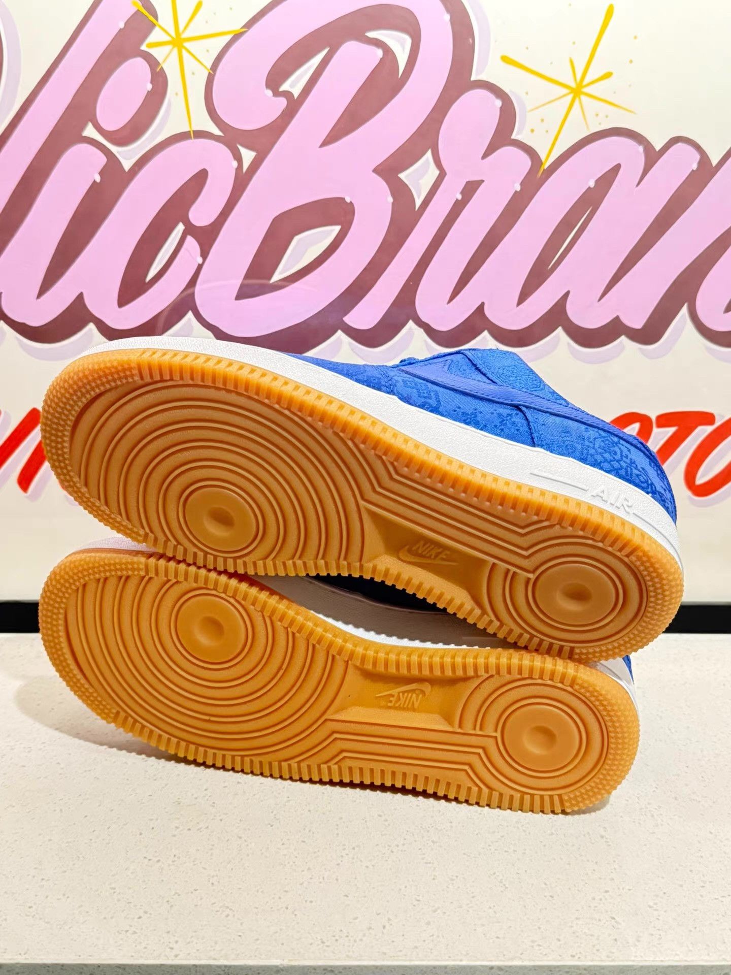 Nike CLOT x Nike Air Force 1 Low 「Blue Silk」unise﻿x sneakers Ｑ20 Size US 8.5 / EU 41-42 - 2 Thumbnail