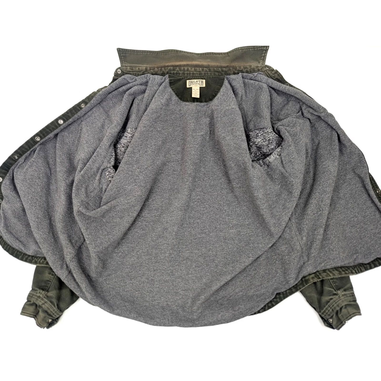 Olive Duluth Jacket Men 2XL Olive Green Fleece Lined Barn Chore Coat Size US XXL / EU 58 / 5 - 2 Thumbnail