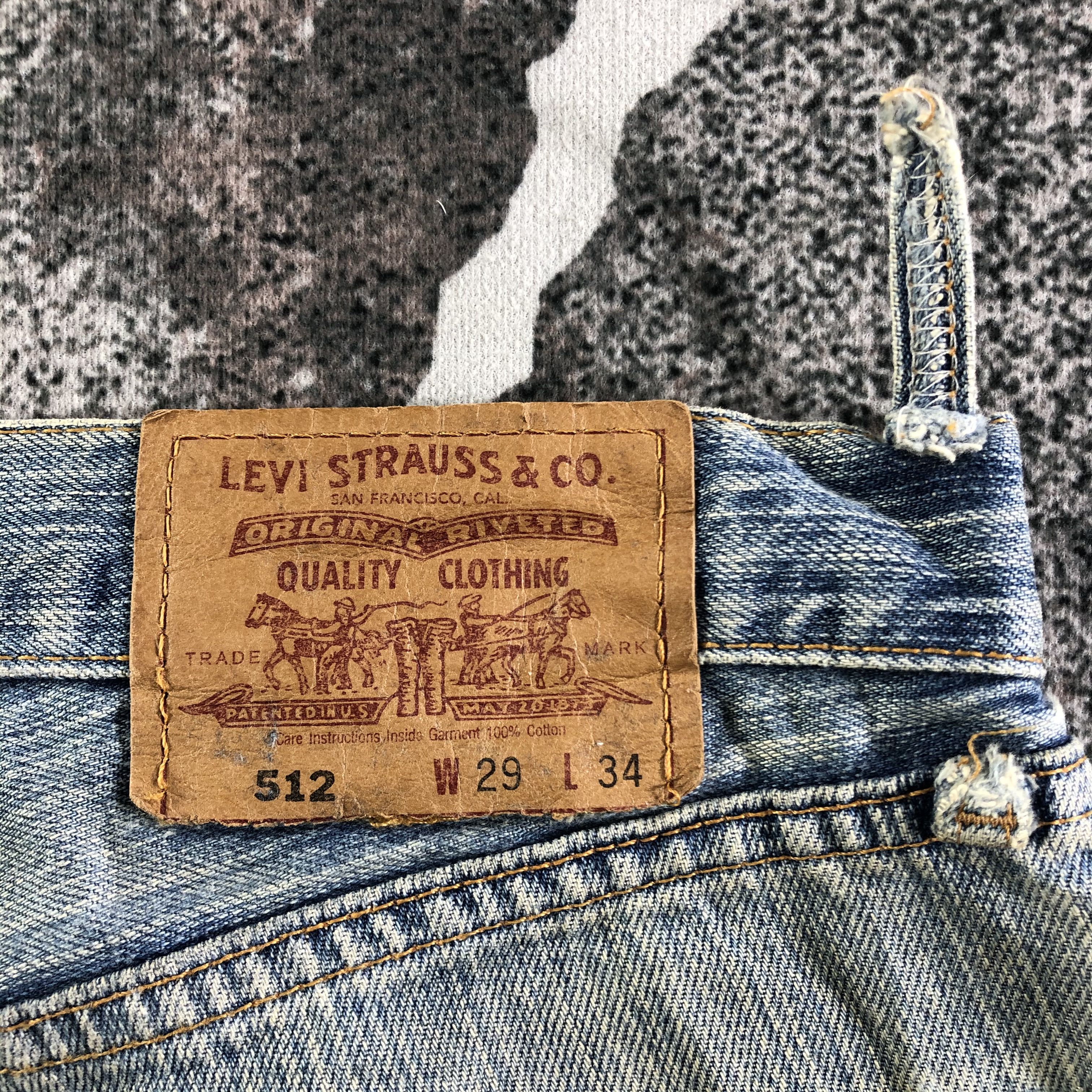 Levi's Vintage Levis 502 Jeans Distressed Denim KJ3001 Size US 29 - 5 Thumbnail