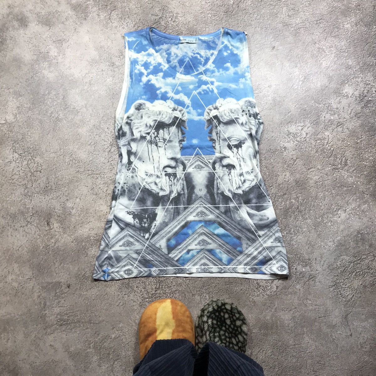 Vintage Vintage 90s Y2K Graphic Tank Top Abstract Art Streetwear M Size US M / EU 48-50 / 2 - 1 Thumbnail