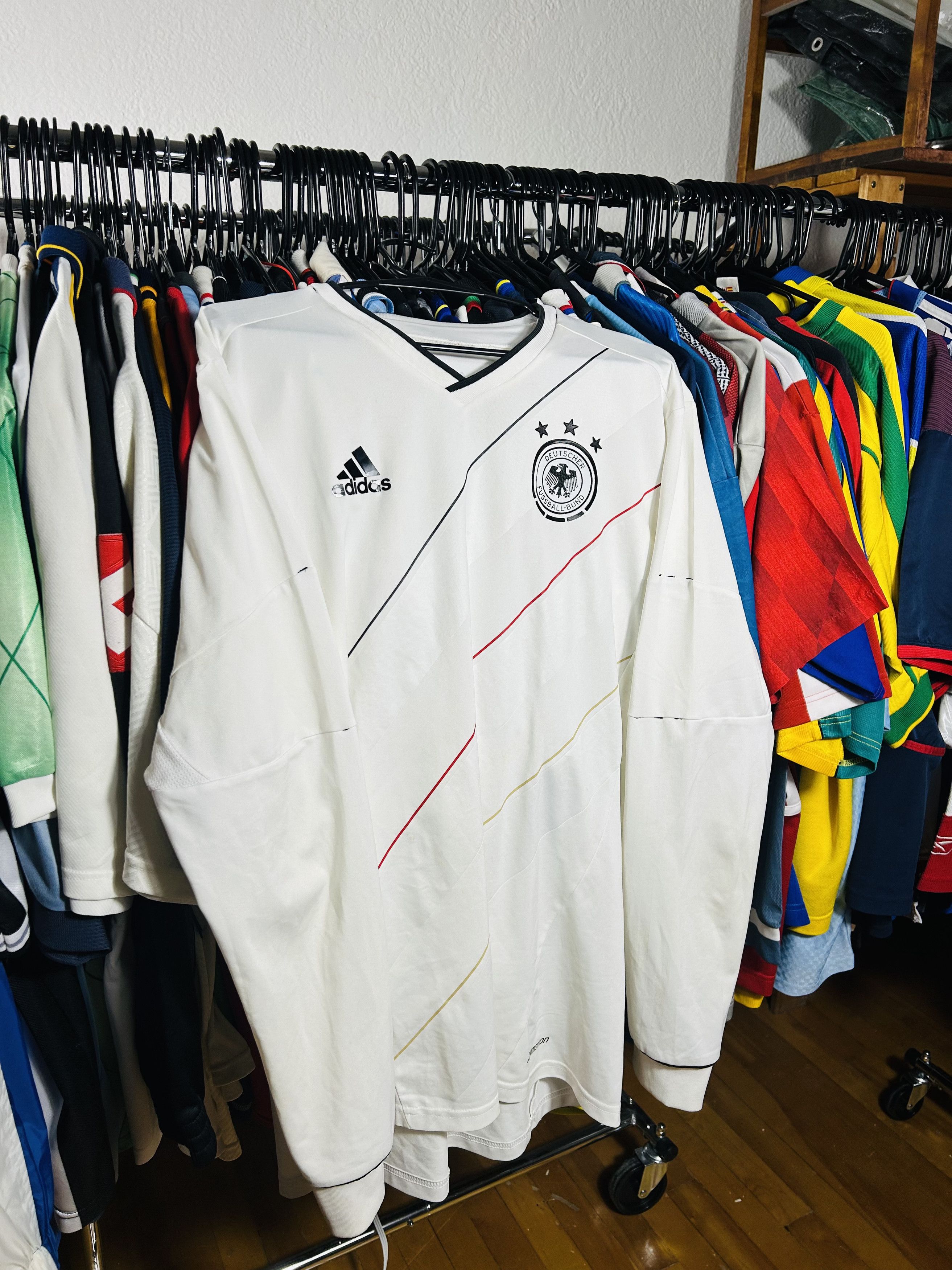 Adidas Germany 2012 Home Player Spec Jersey Size US XL / EU 56 / 4 - 1 Thumbnail