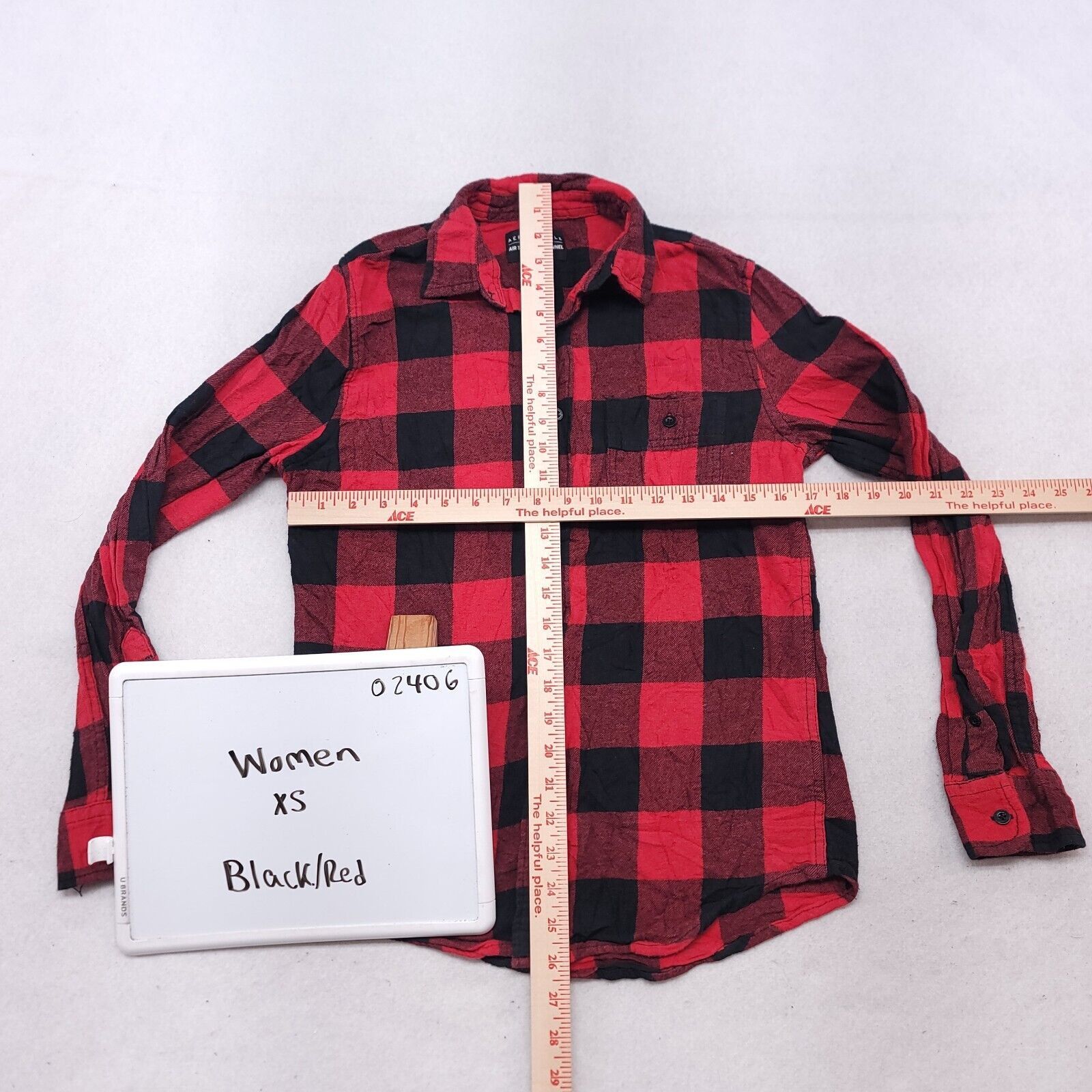 Aeropostale Aeropostale Buffalo Check Flannel Shirt Womens Size XS Red Size XS / US 0-2 / IT 36-38 - 6 Thumbnail