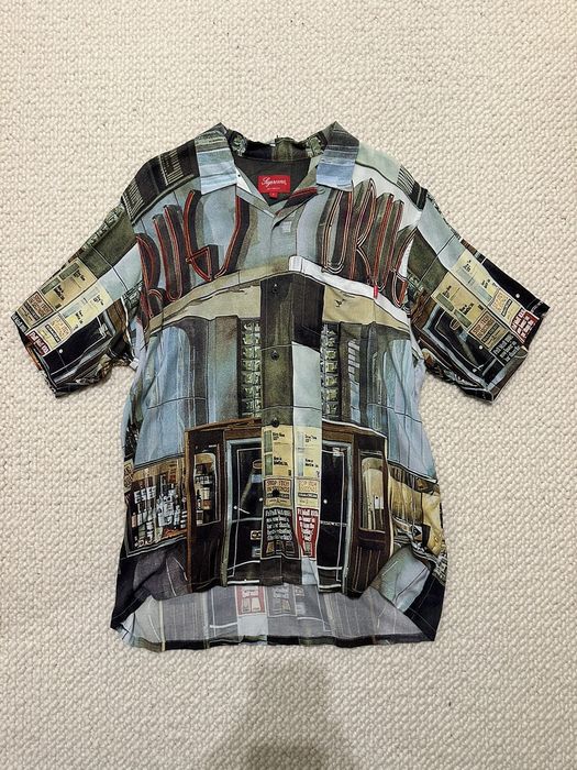 Supreme Suprem Drugs Rayon s/s Shirt SS18, Size L | Grailed